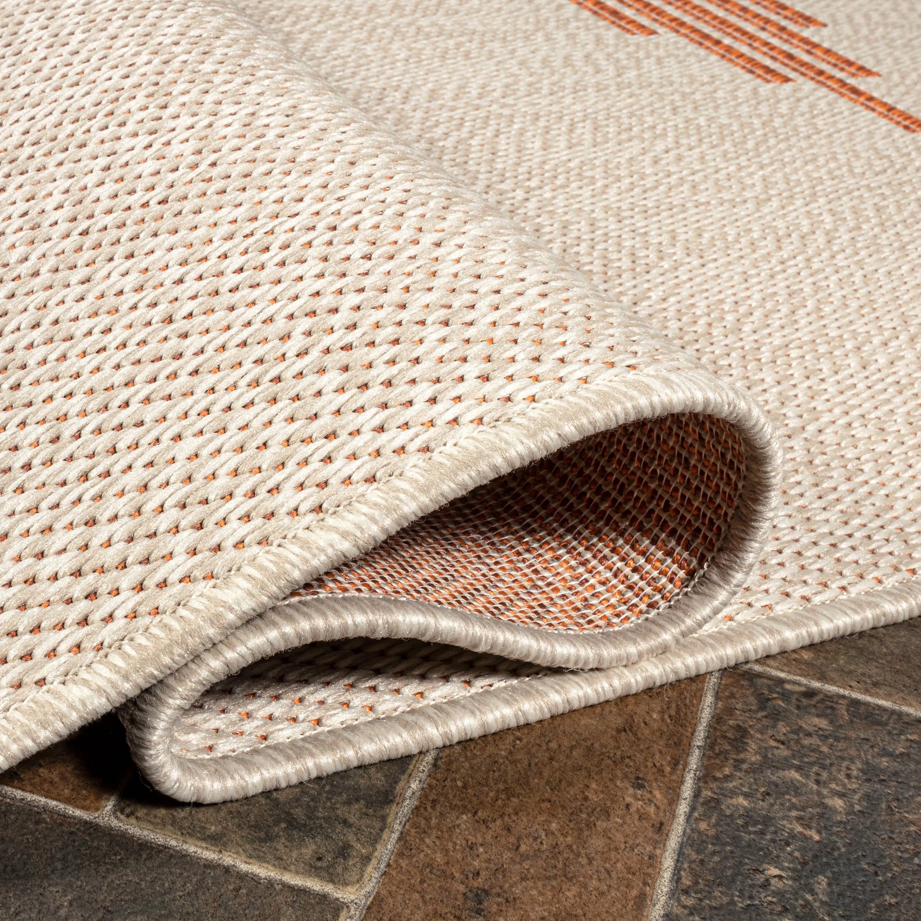 JONATHAN Y Castara Diamond Stripe Indoor/Outdoor Area Rug