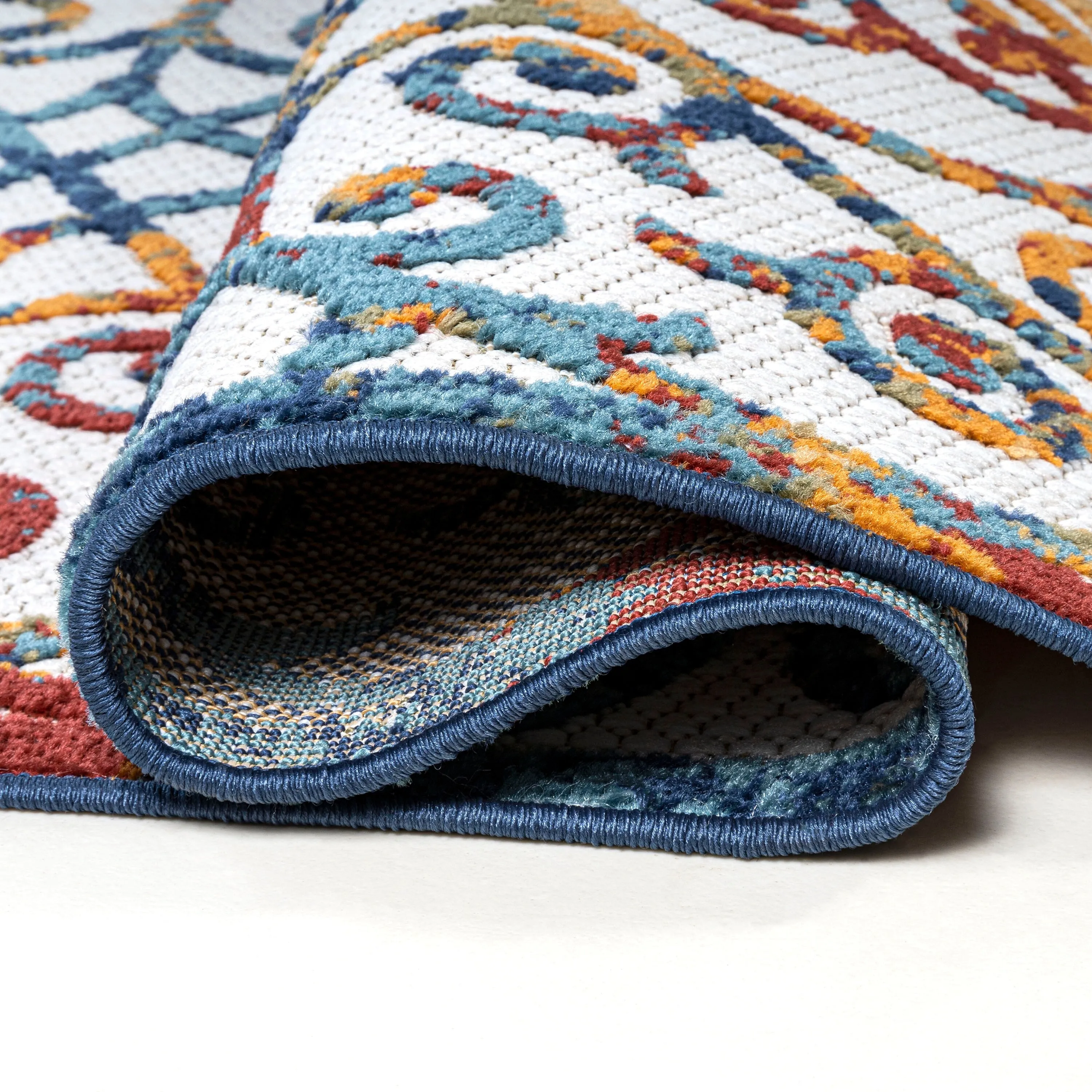 JONATHAN Y Cetara Scroll Trellis Indoor/Outdoor Area Rug