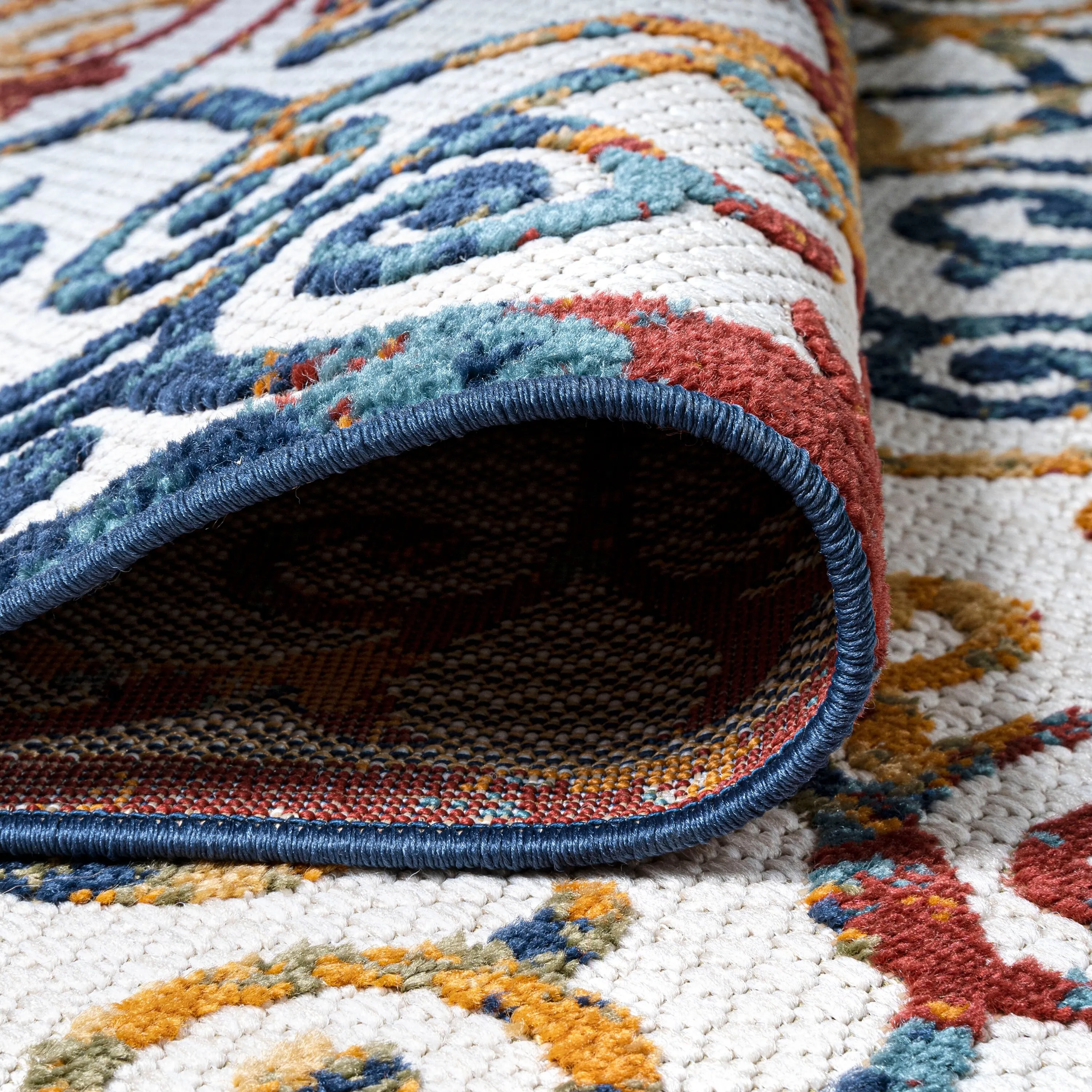 JONATHAN Y Cetara Scroll Trellis Indoor/Outdoor Area Rug
