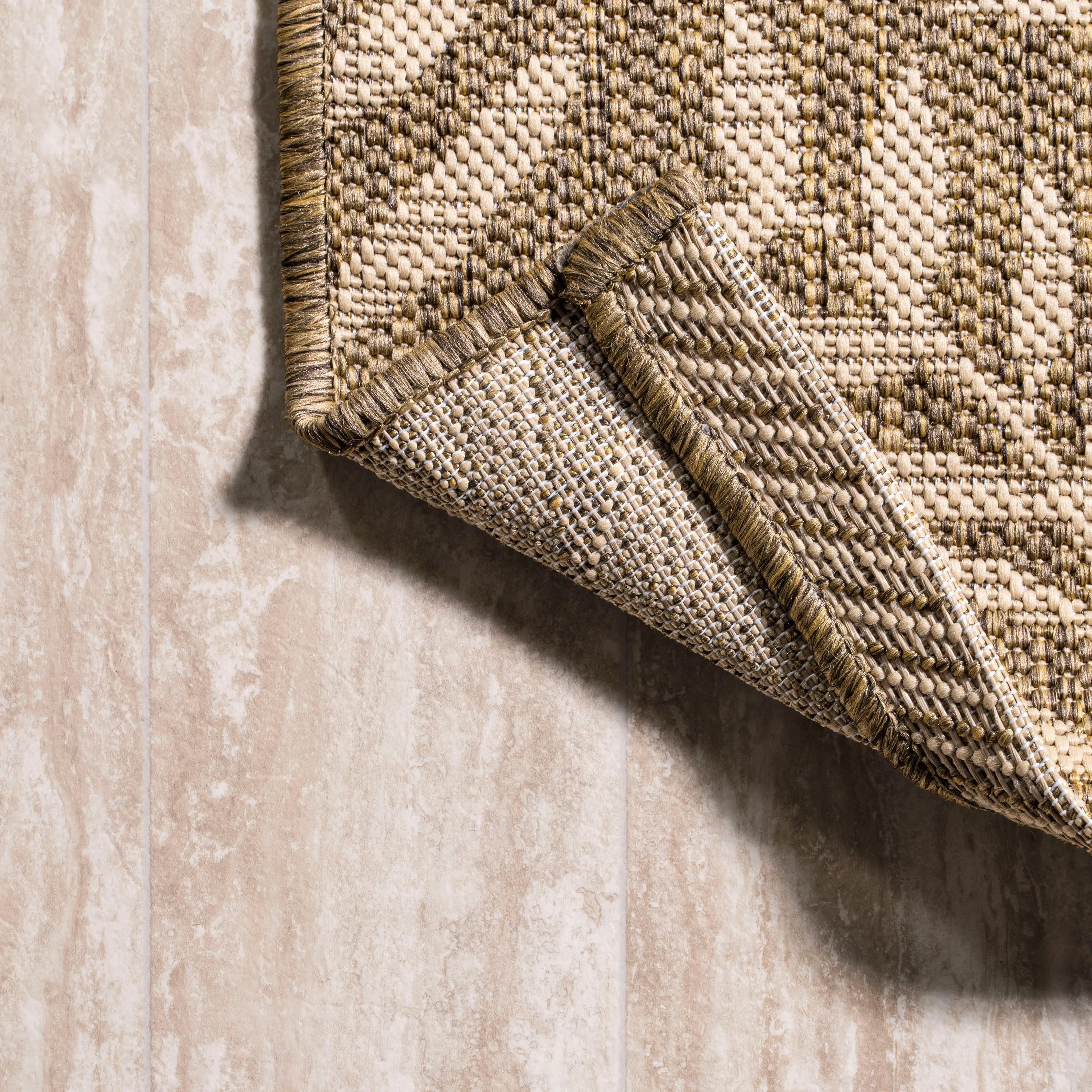 JONATHAN Y Galon Palm Frond Indoor/Outdoor Area Rug