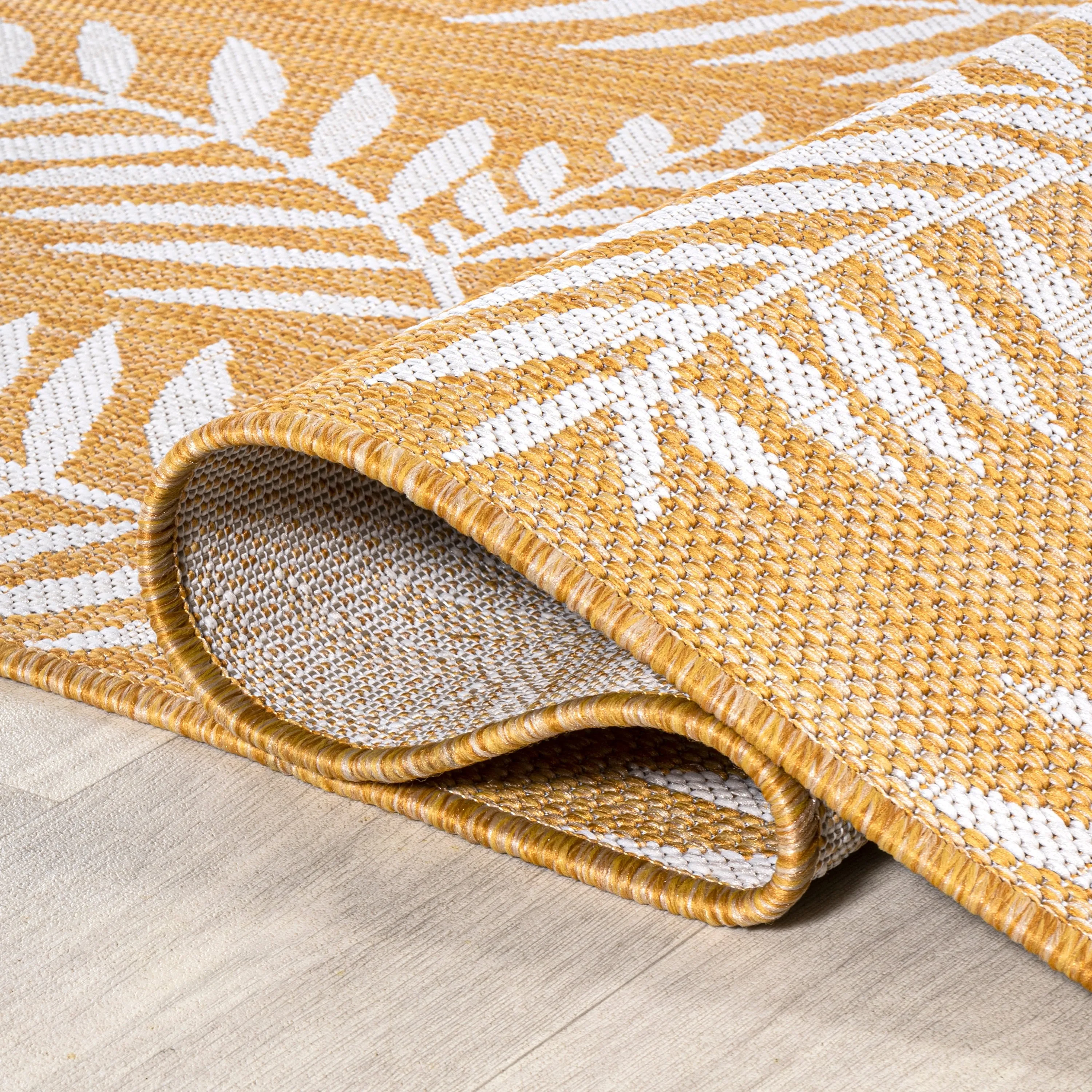 JONATHAN Y Galon Palm Frond Indoor/Outdoor Area Rug