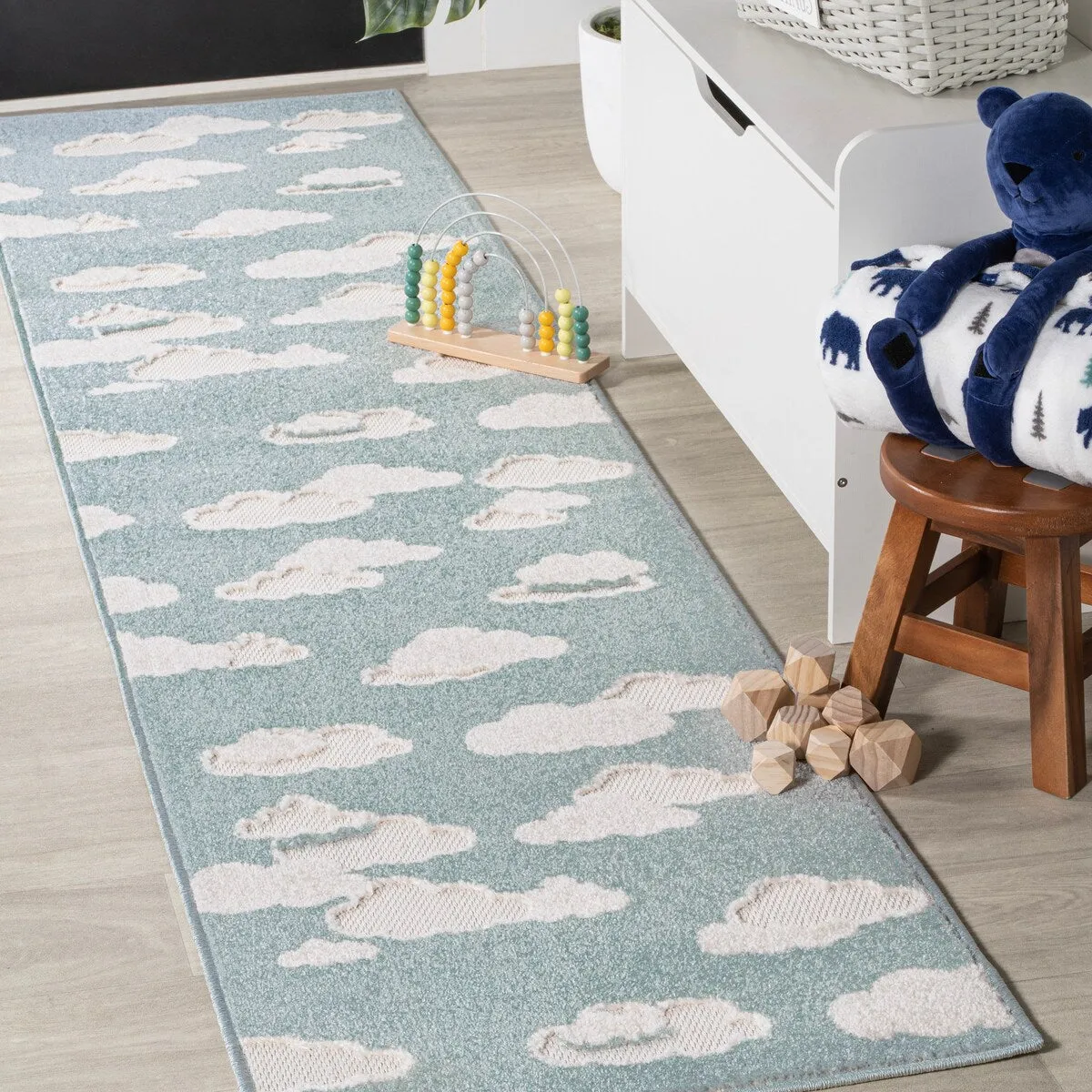 JONATHAN Y Haze Youth Cloud Scandi Area Rug