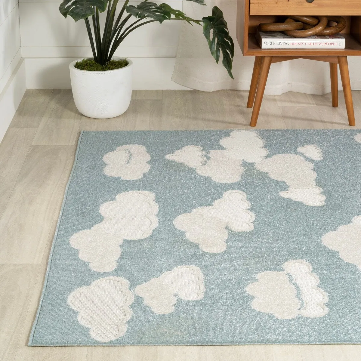 JONATHAN Y Haze Youth Cloud Scandi Area Rug