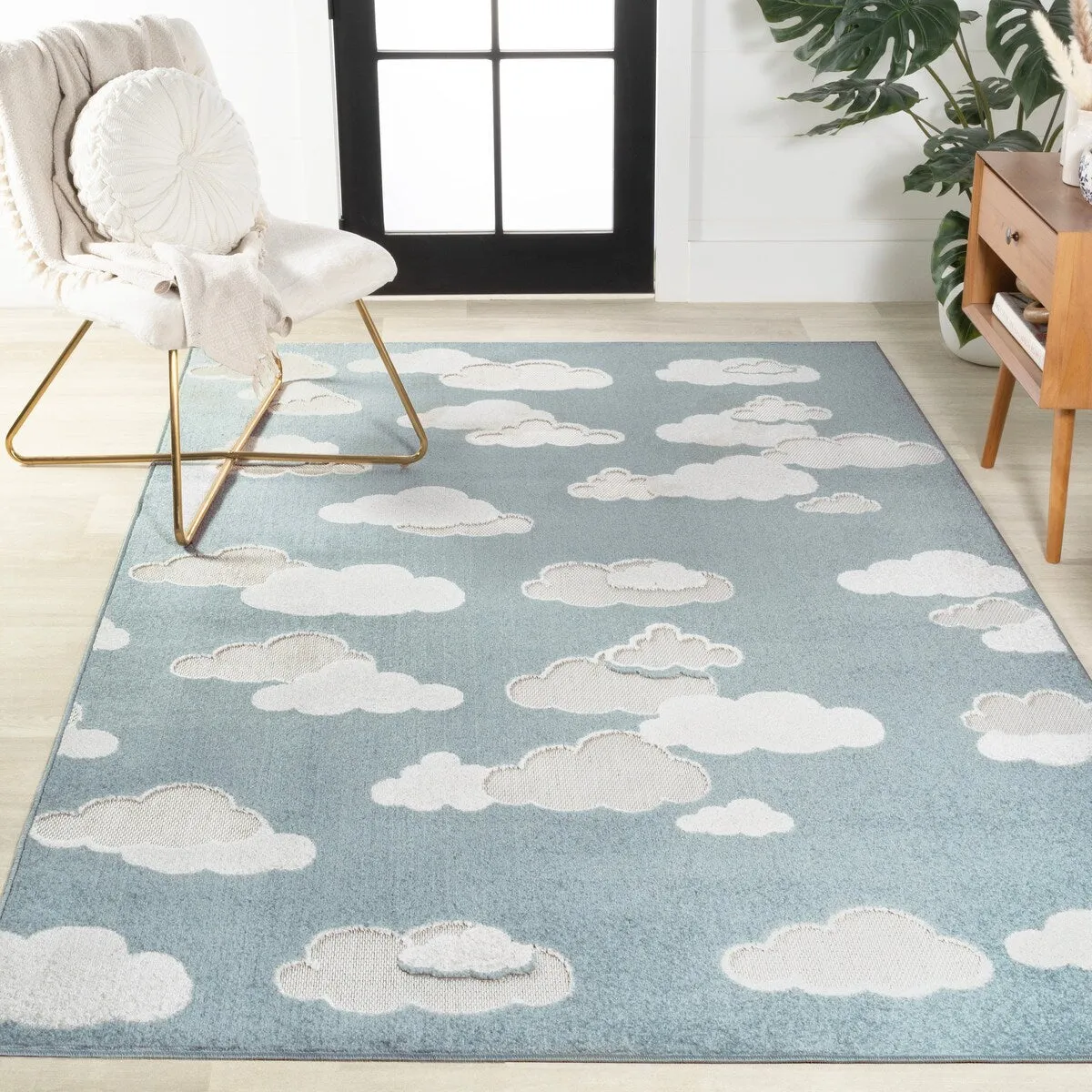 JONATHAN Y Haze Youth Cloud Scandi Area Rug