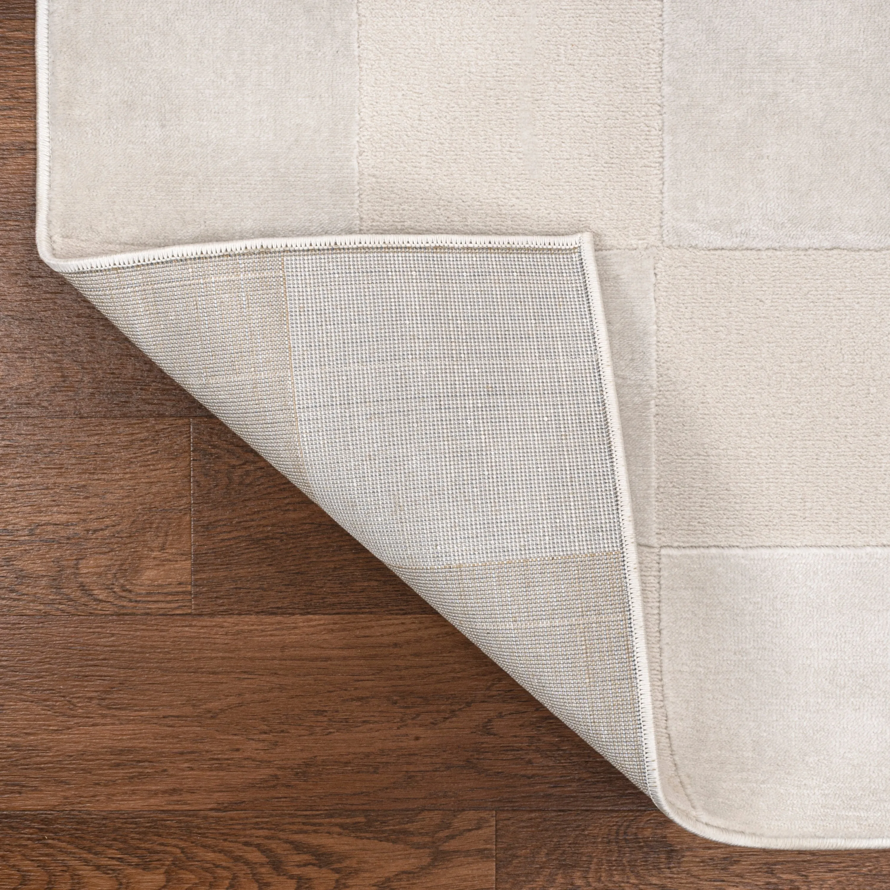 JONATHAN Y Helena Modern Geometric Checkerboard High-Low Area Rug