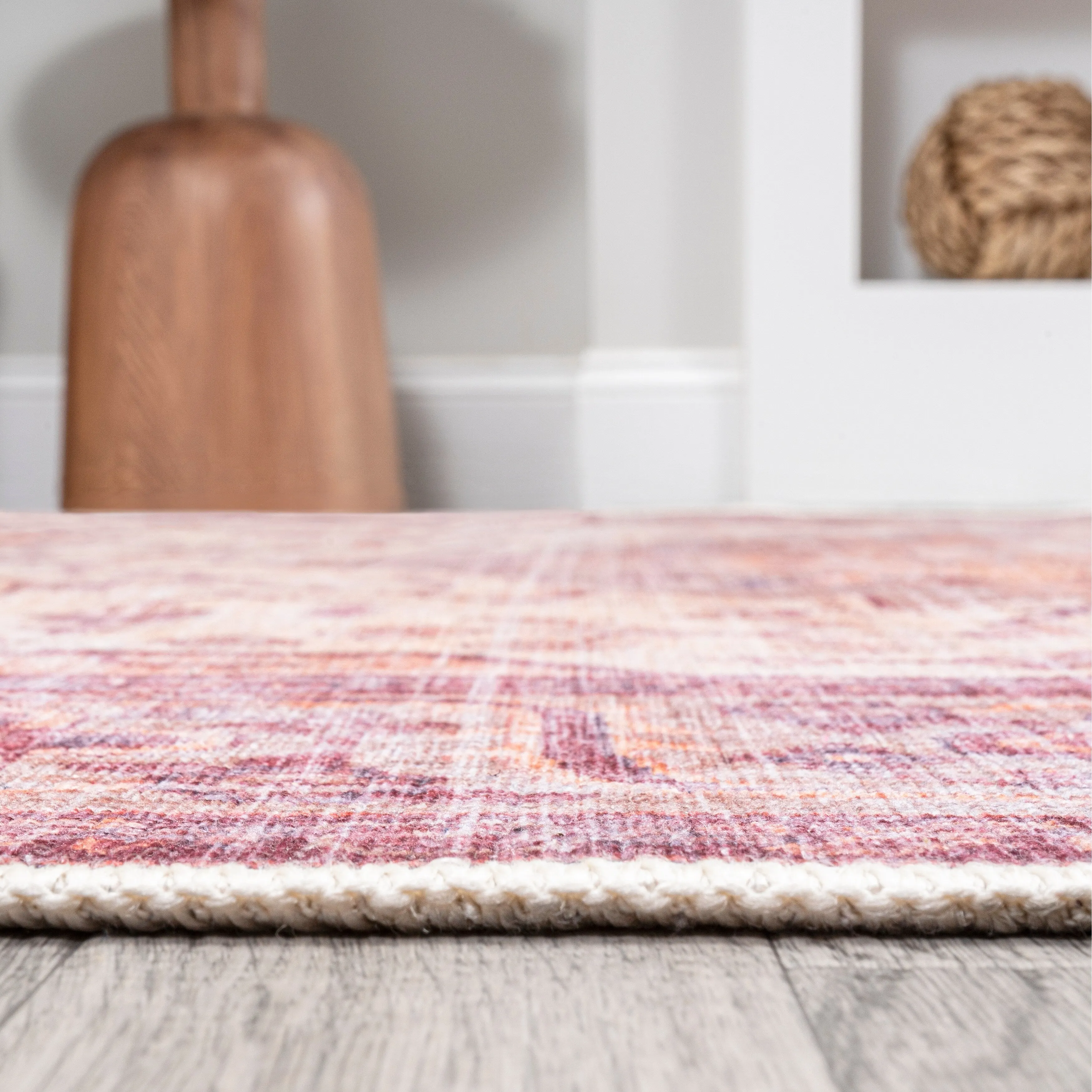 JONATHAN Y Kemer Ogee Medallion Machine Washable Area Rug