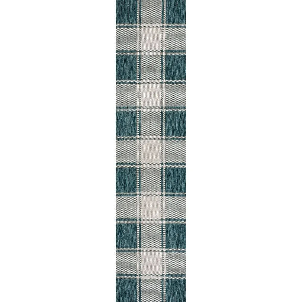 JONATHAN Y Lior Traditional Farmhouse Bold Gingham Indoor/Outdoor Area Rug
