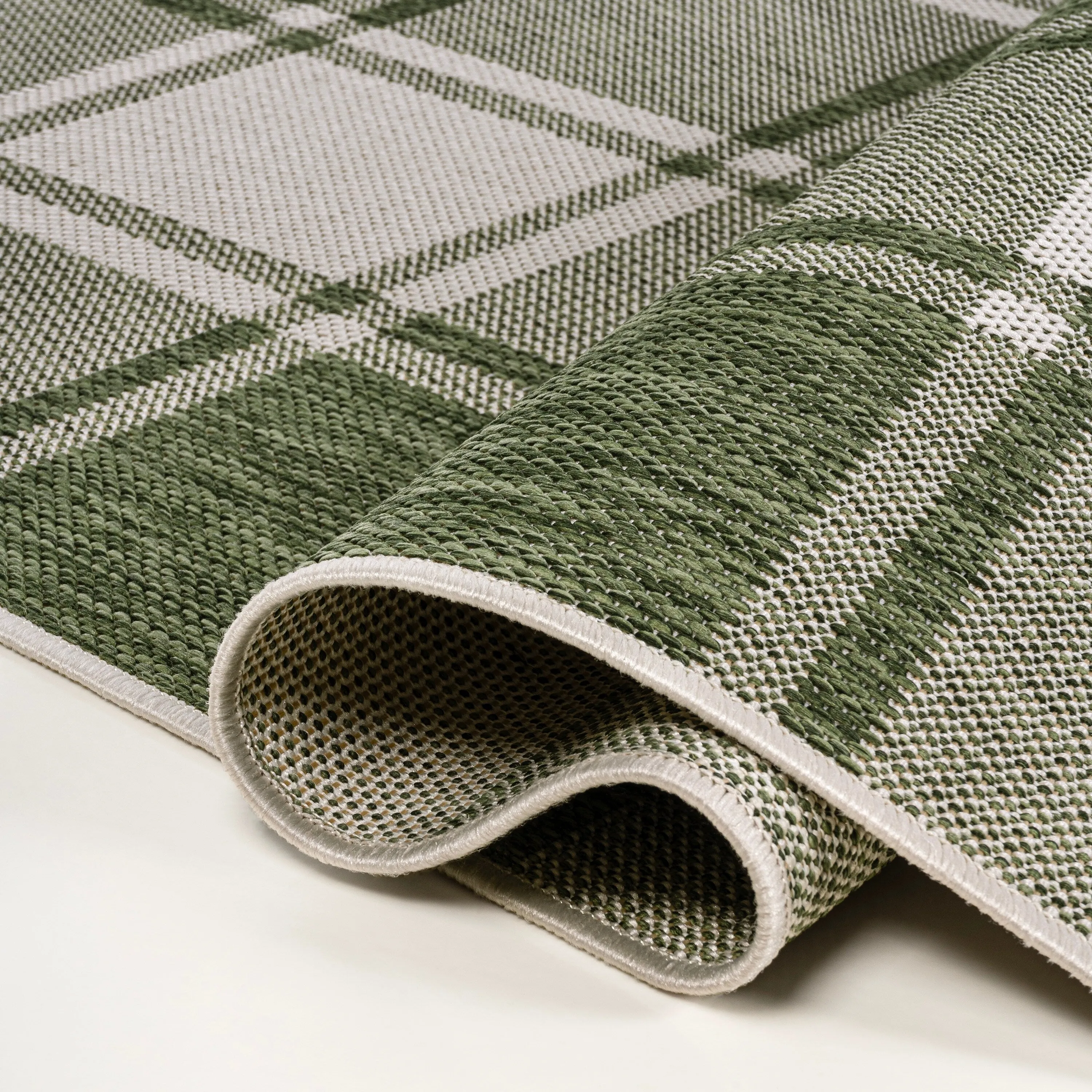 JONATHAN Y Lior Traditional Farmhouse Bold Gingham Indoor/Outdoor Area Rug