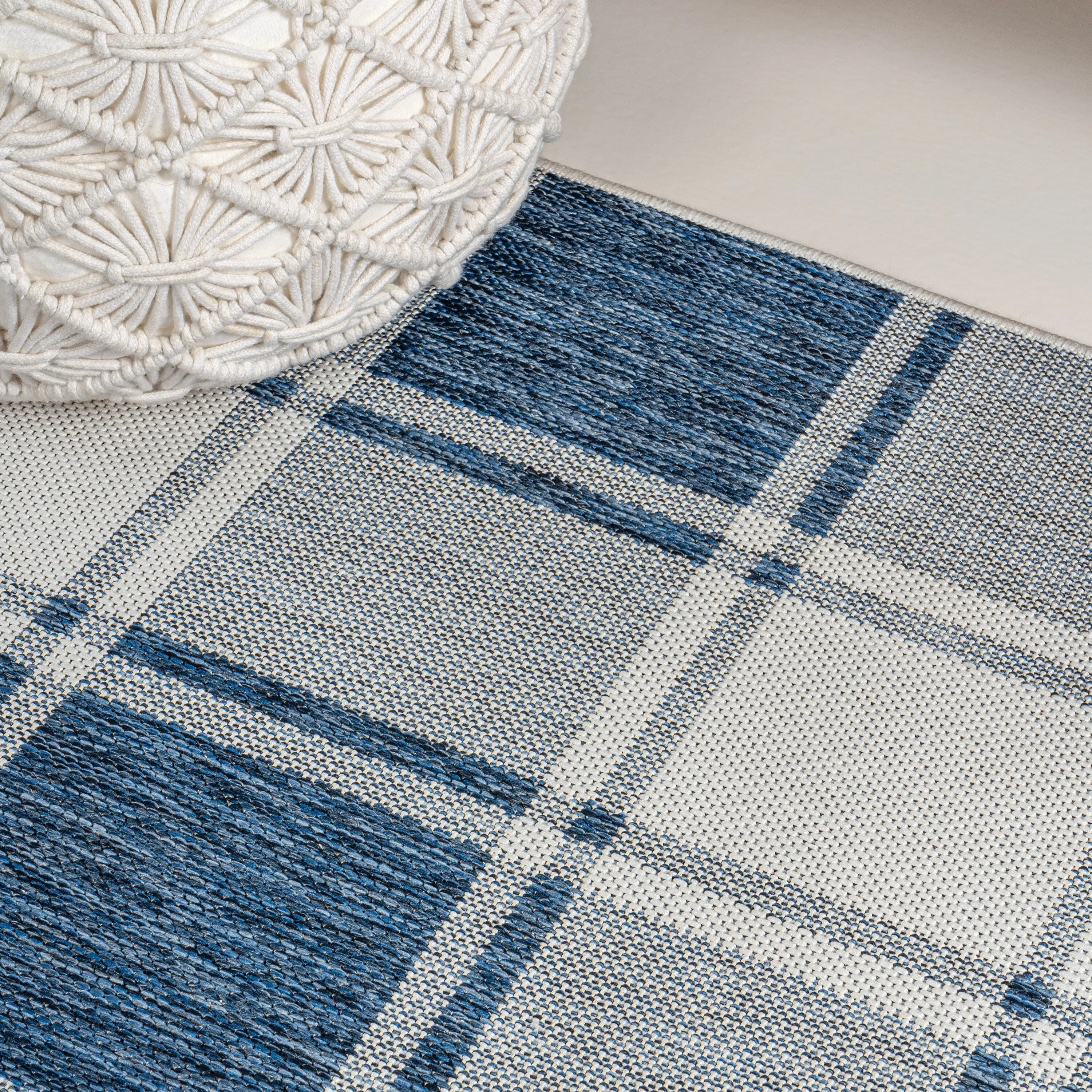 JONATHAN Y Lior Traditional Farmhouse Bold Gingham Indoor/Outdoor Area Rug