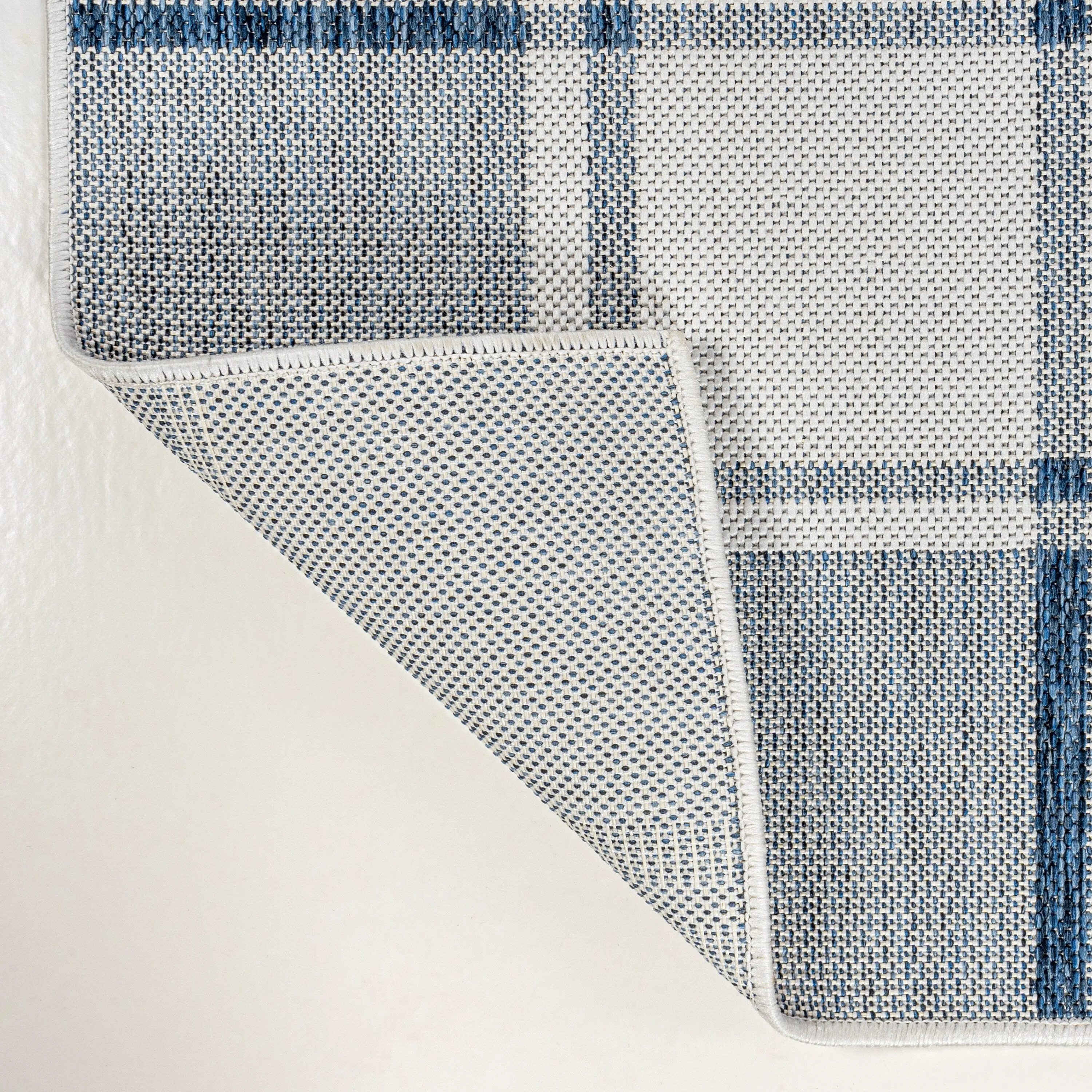 JONATHAN Y Lior Traditional Farmhouse Bold Gingham Indoor/Outdoor Area Rug