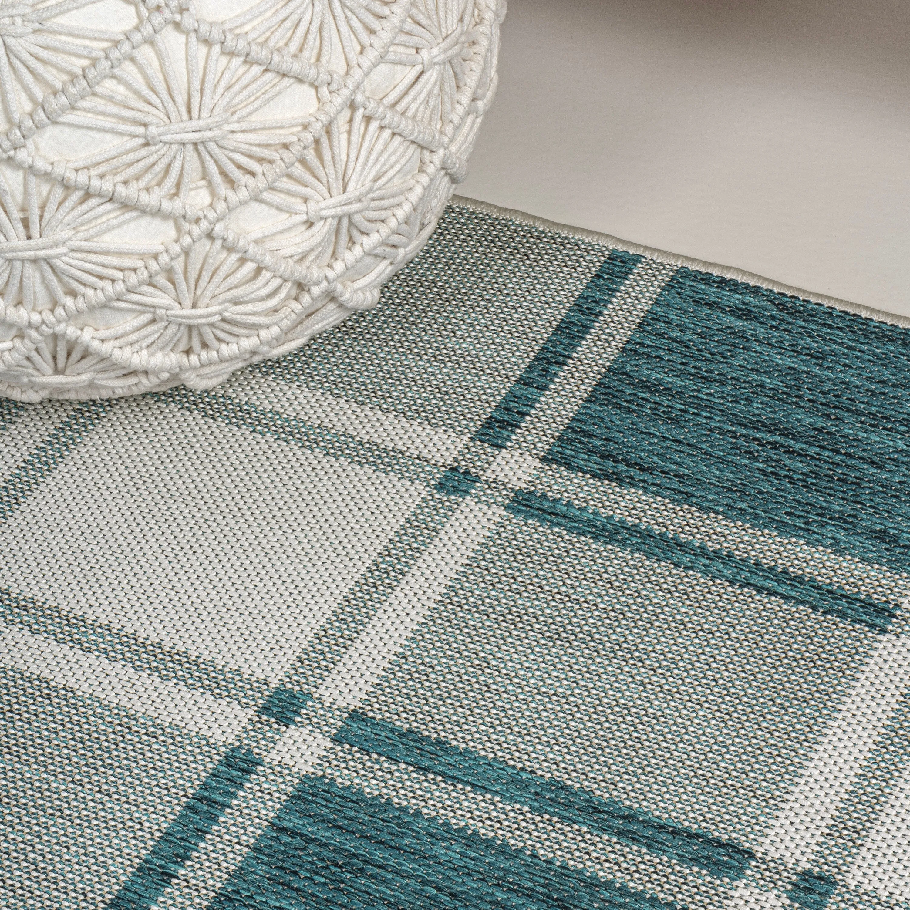 JONATHAN Y Lior Traditional Farmhouse Bold Gingham Indoor/Outdoor Area Rug