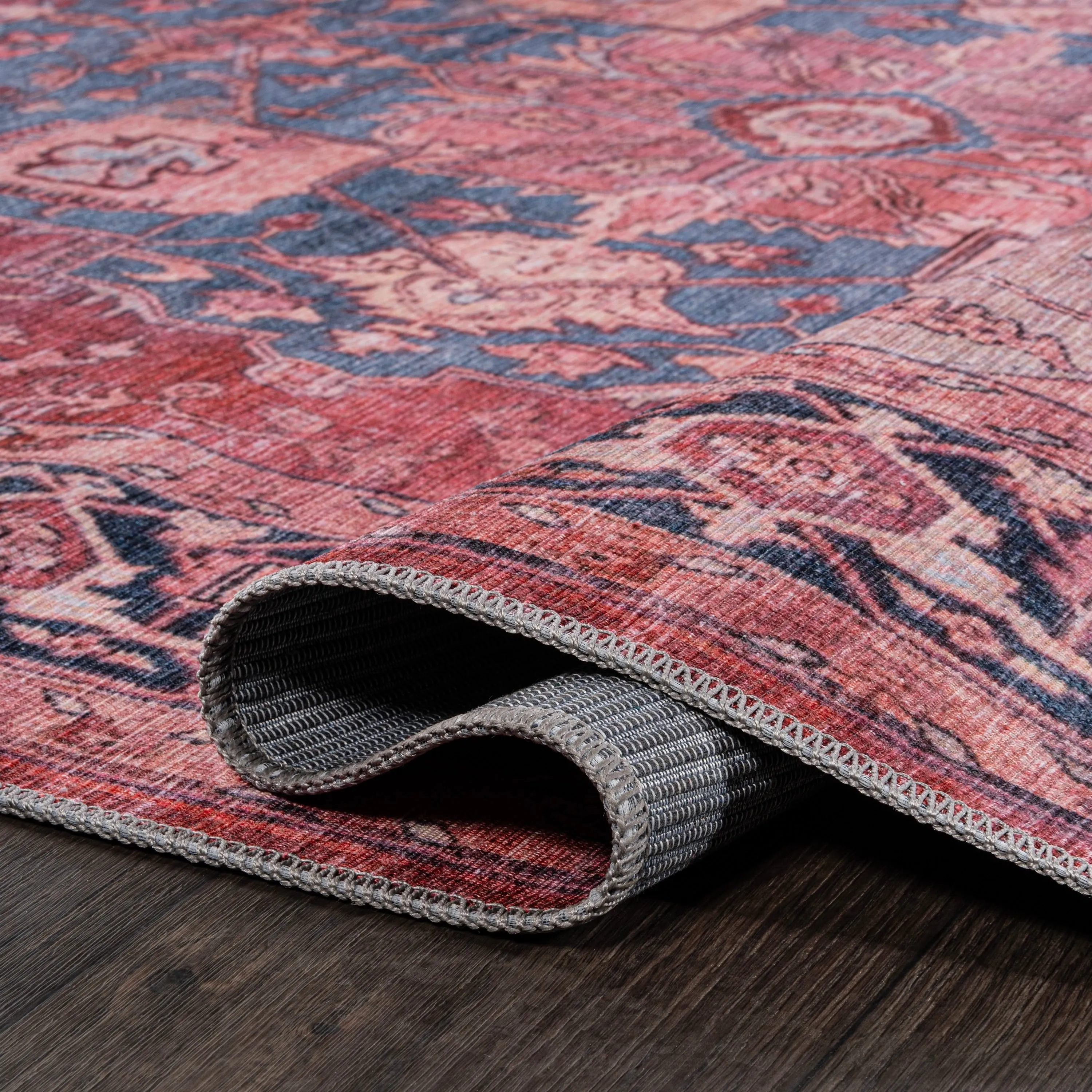JONATHAN Y Marrakesh Ornate Medallion Machine Washable Area Rug