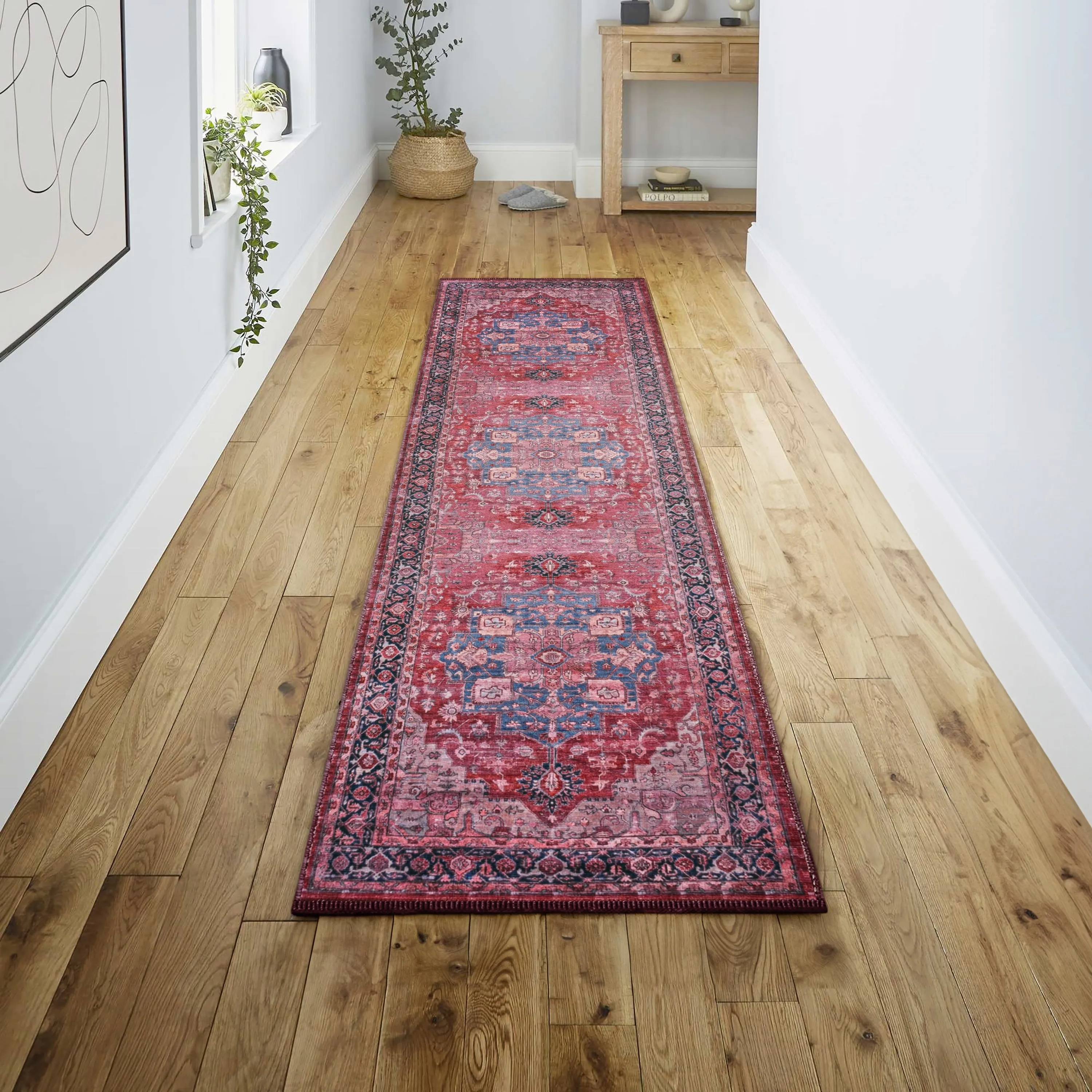 JONATHAN Y Marrakesh Ornate Medallion Machine Washable Area Rug