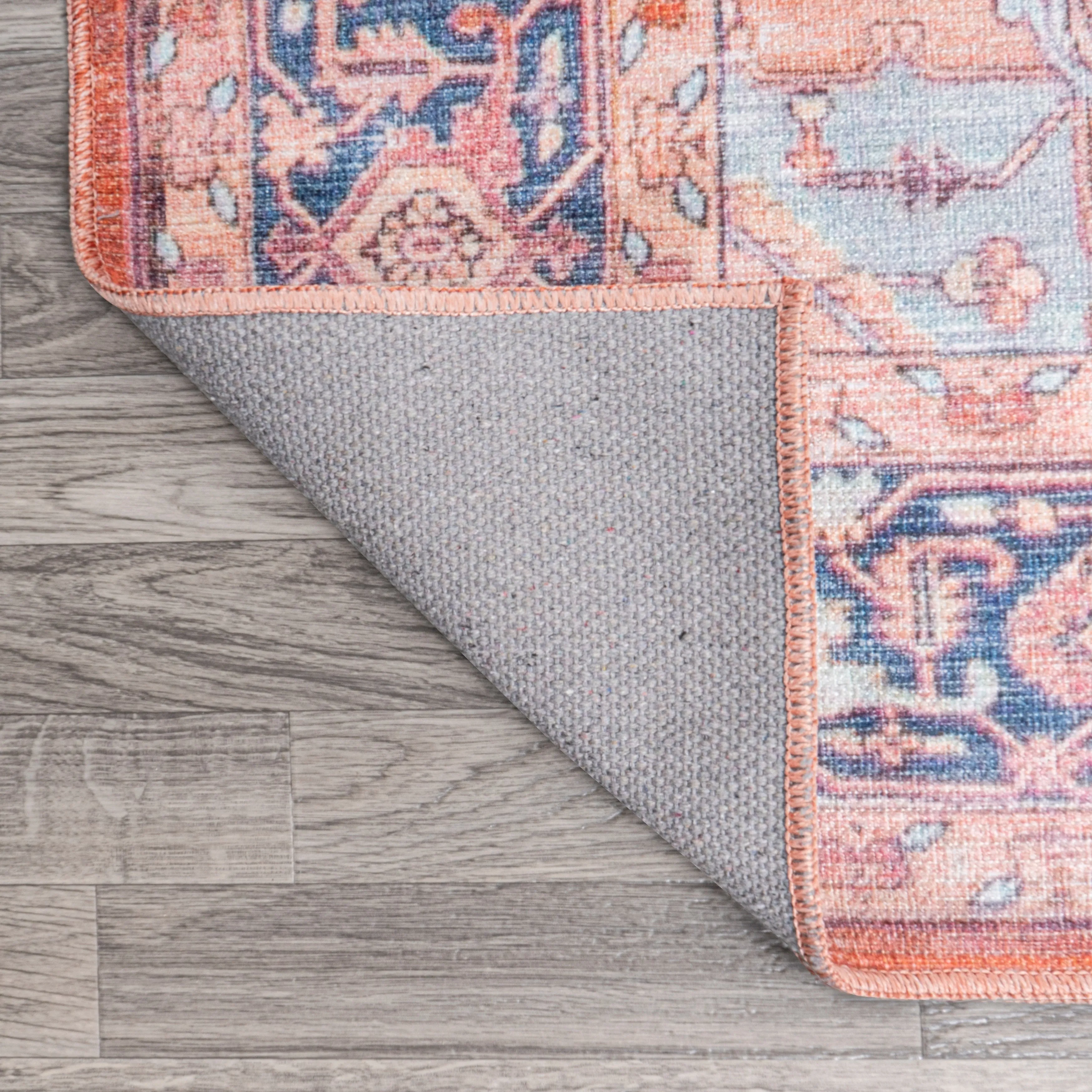 JONATHAN Y Marrakesh Ornate Medallion Machine Washable Area Rug