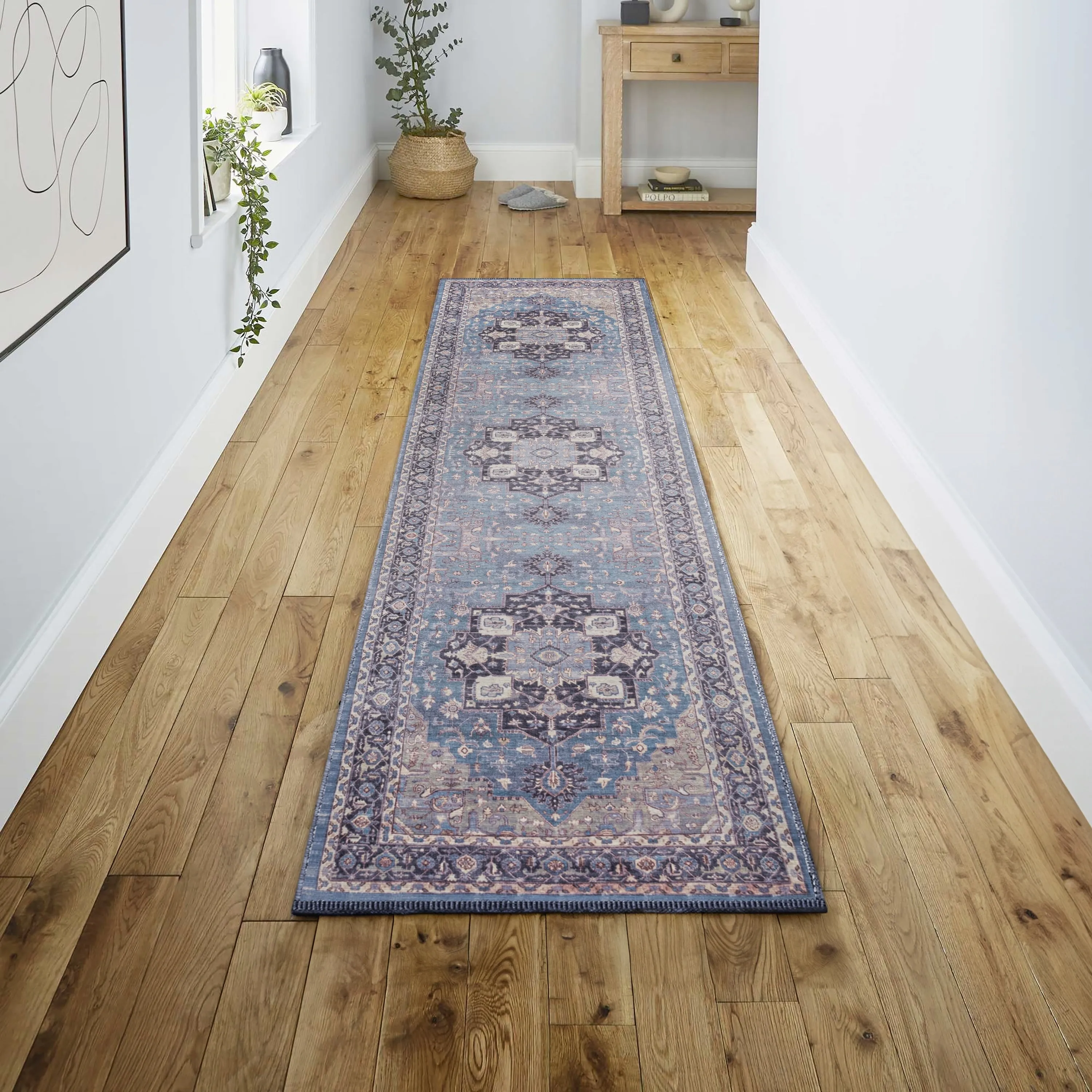 JONATHAN Y Marrakesh Ornate Medallion Machine Washable Area Rug