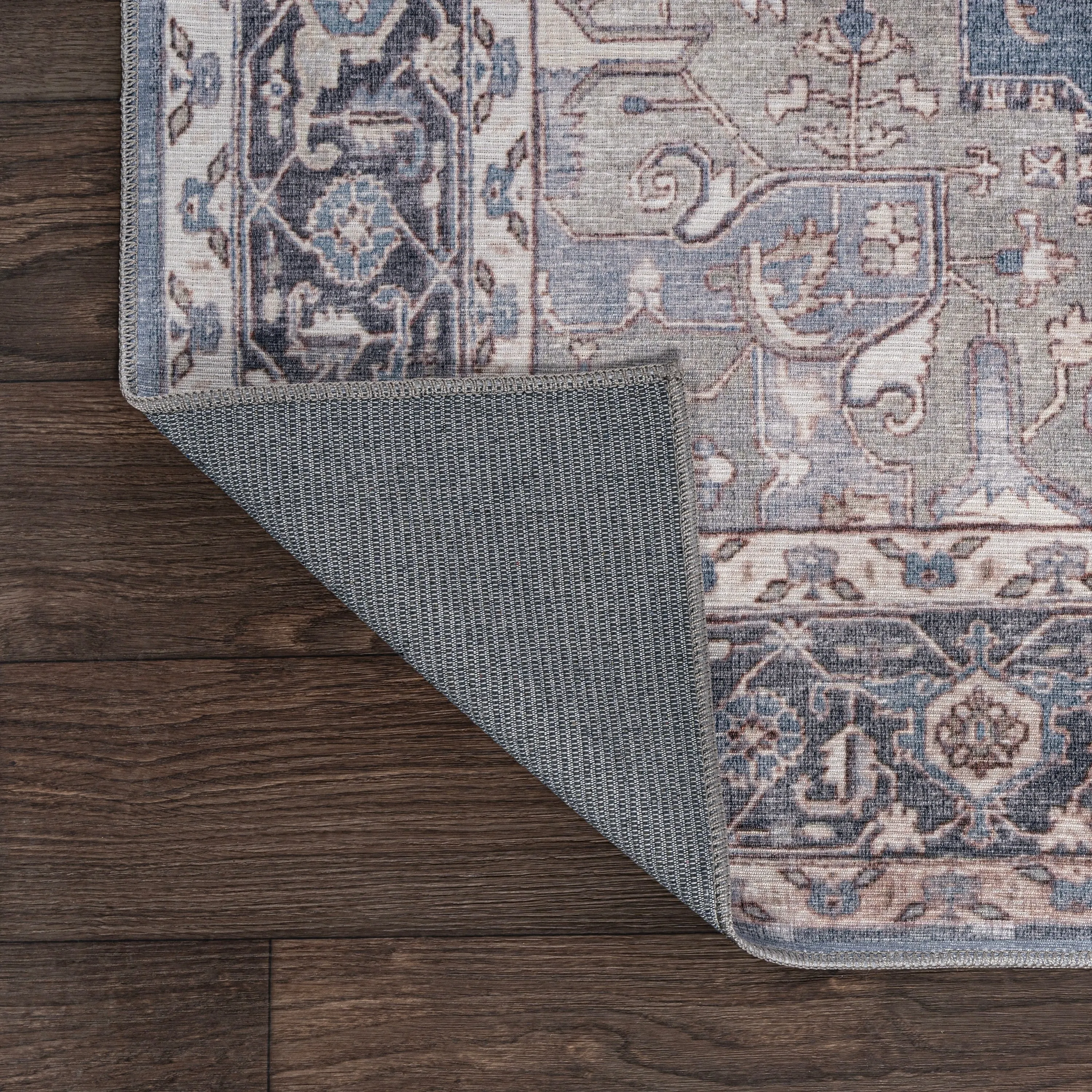 JONATHAN Y Marrakesh Ornate Medallion Machine Washable Area Rug