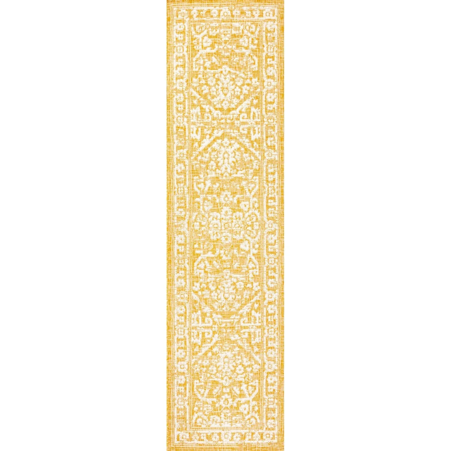 JONATHAN Y Medallion Textured Weave Indoor/Outdoor Area Rug