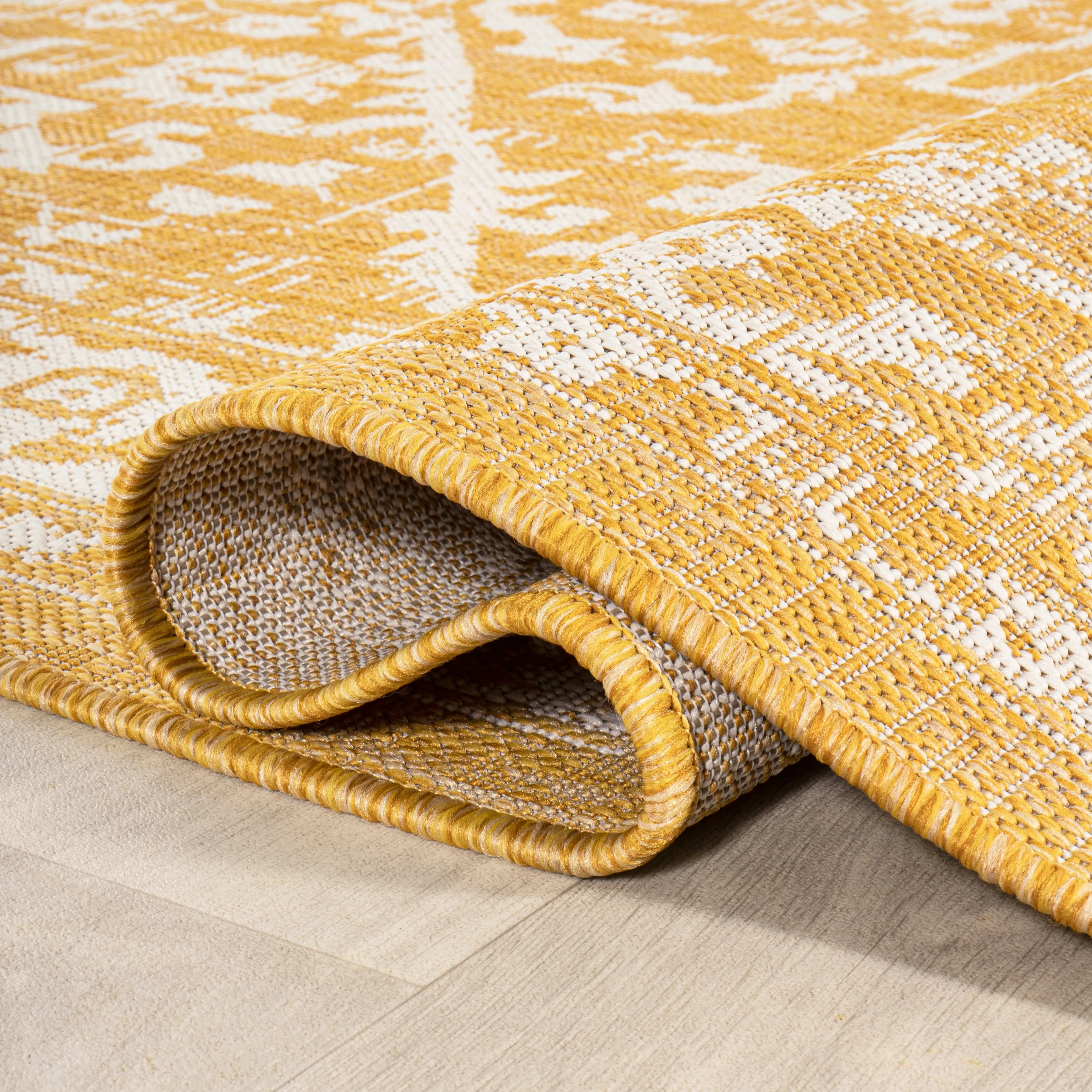 JONATHAN Y Medallion Textured Weave Indoor/Outdoor Area Rug