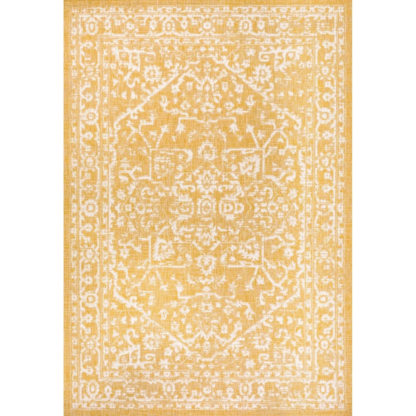 JONATHAN Y Medallion Textured Weave Indoor/Outdoor Area Rug