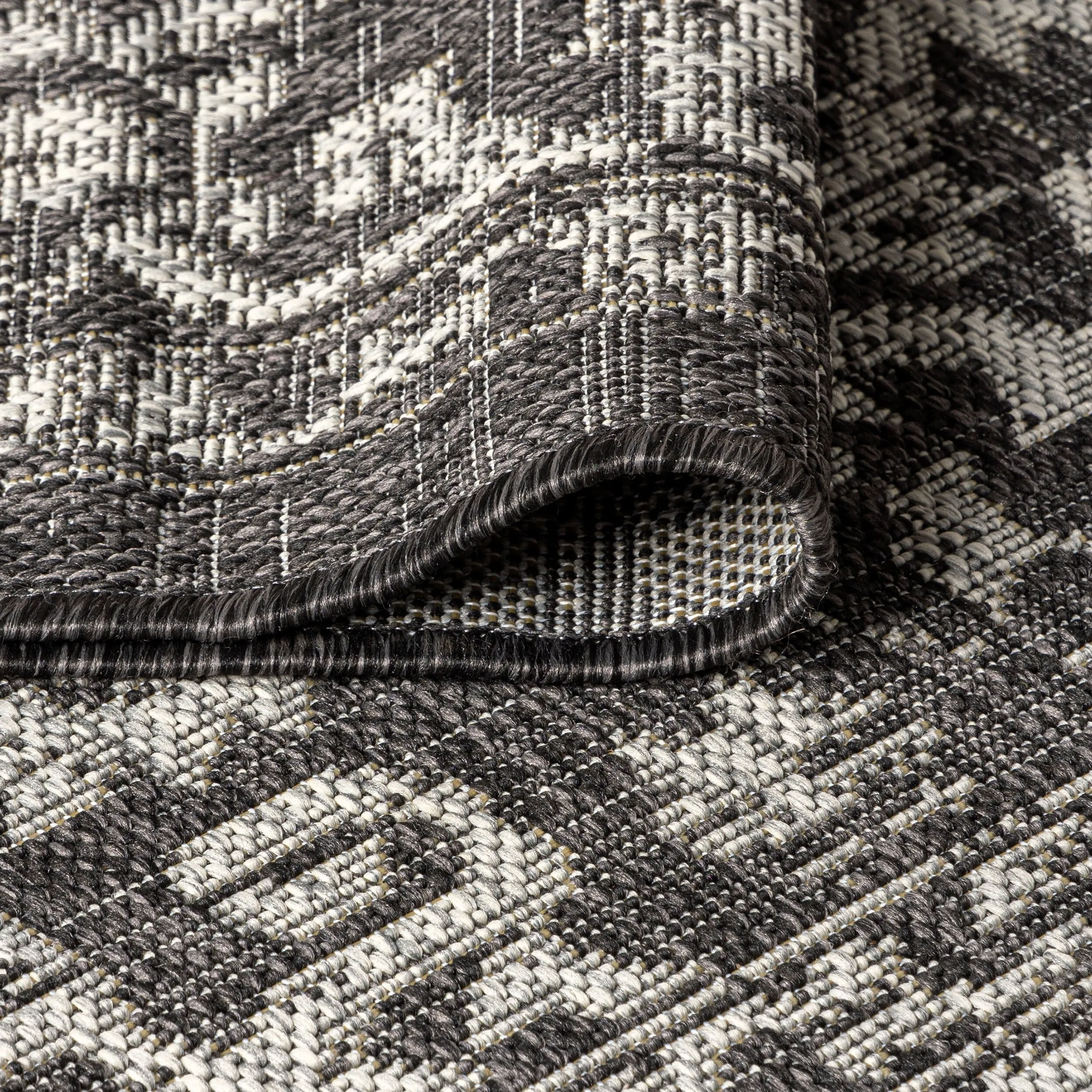 JONATHAN Y Medallion Textured Weave Indoor/Outdoor Area Rug