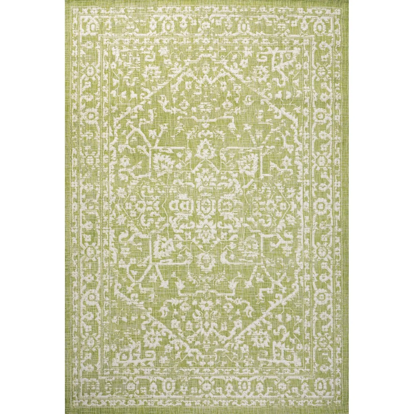JONATHAN Y Medallion Textured Weave Indoor/Outdoor Area Rug