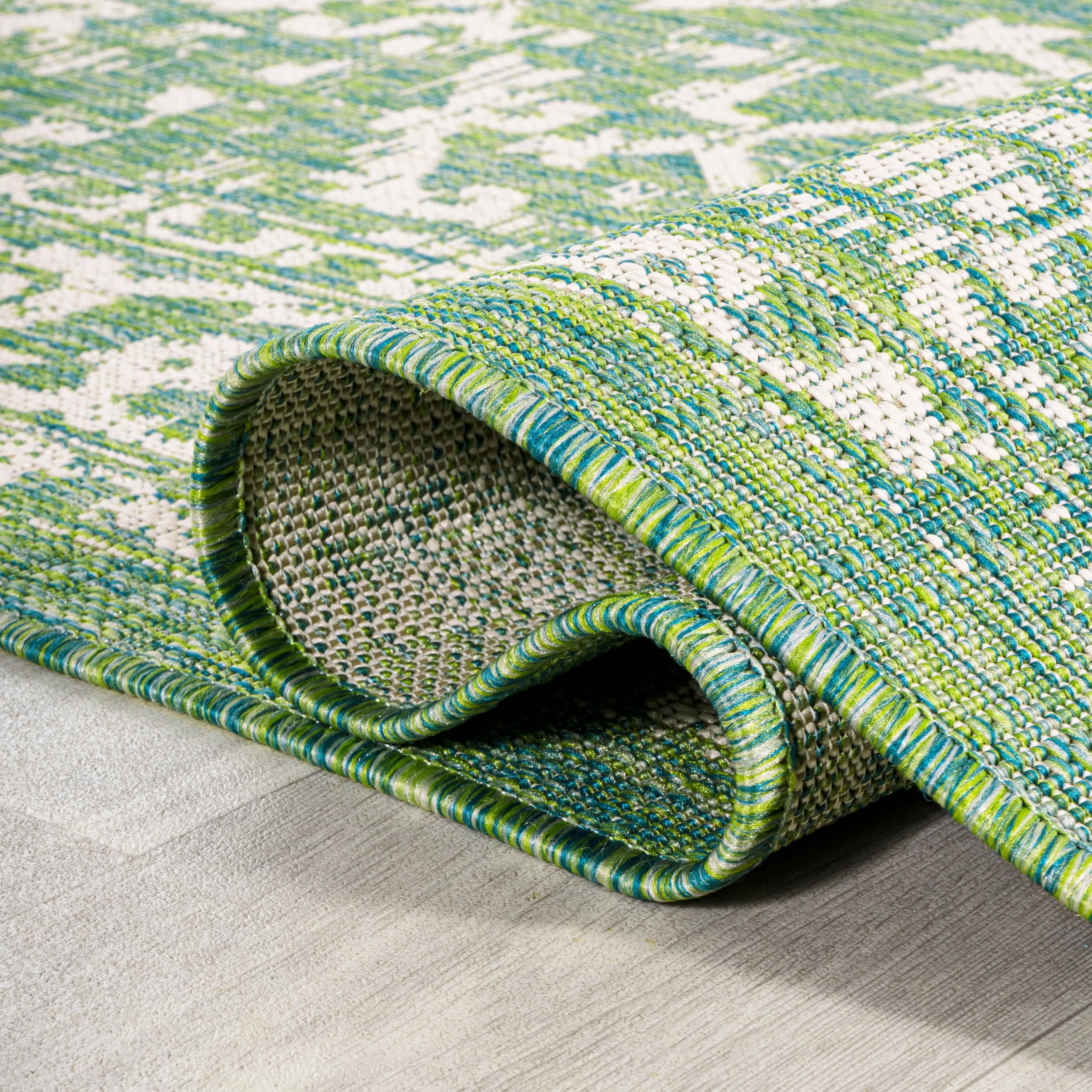 JONATHAN Y Medallion Textured Weave Indoor/Outdoor Area Rug