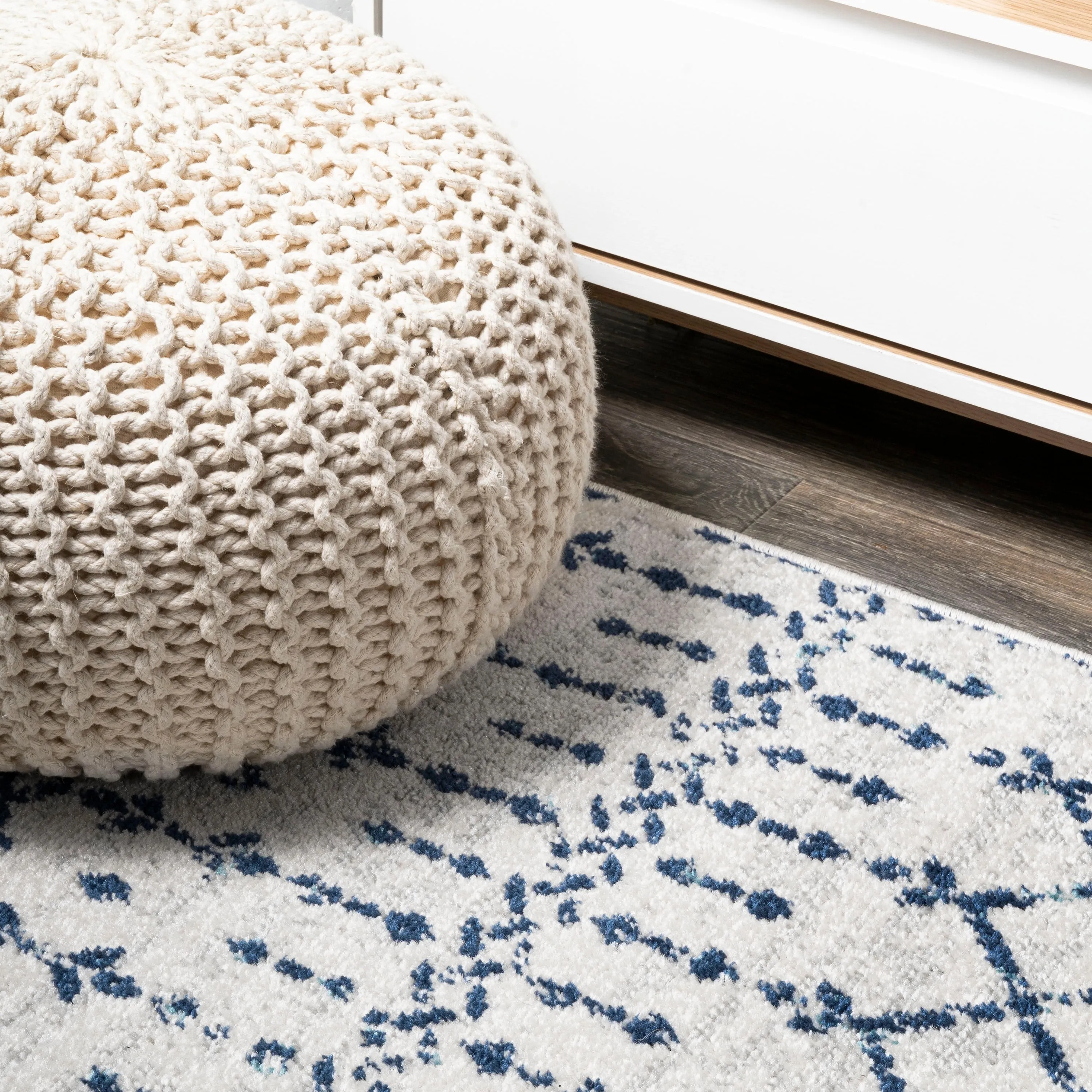 JONATHAN Y Modern HYPE Boho Vintage Diamond Area Rug