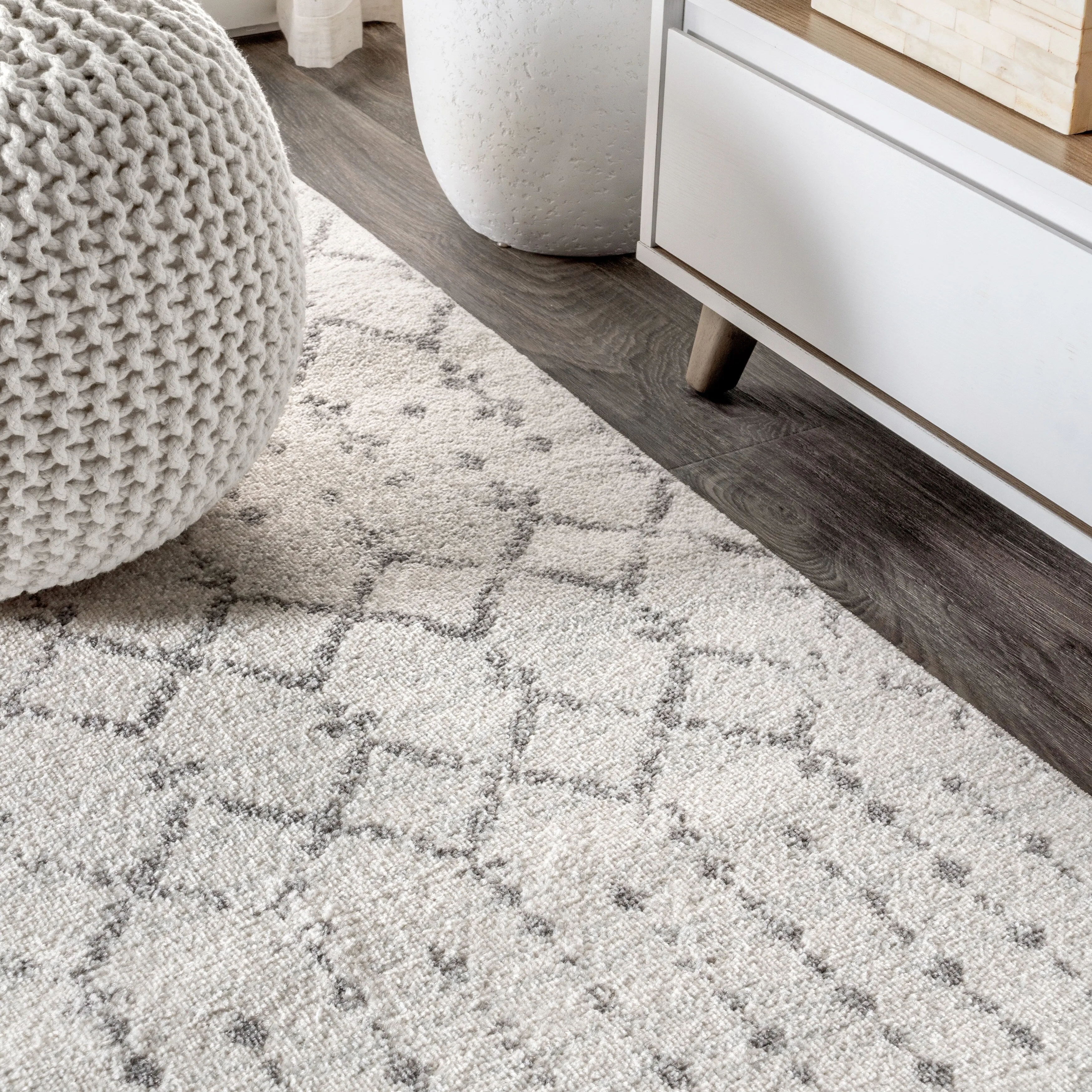 JONATHAN Y Modern HYPE Boho Vintage Diamond Area Rug