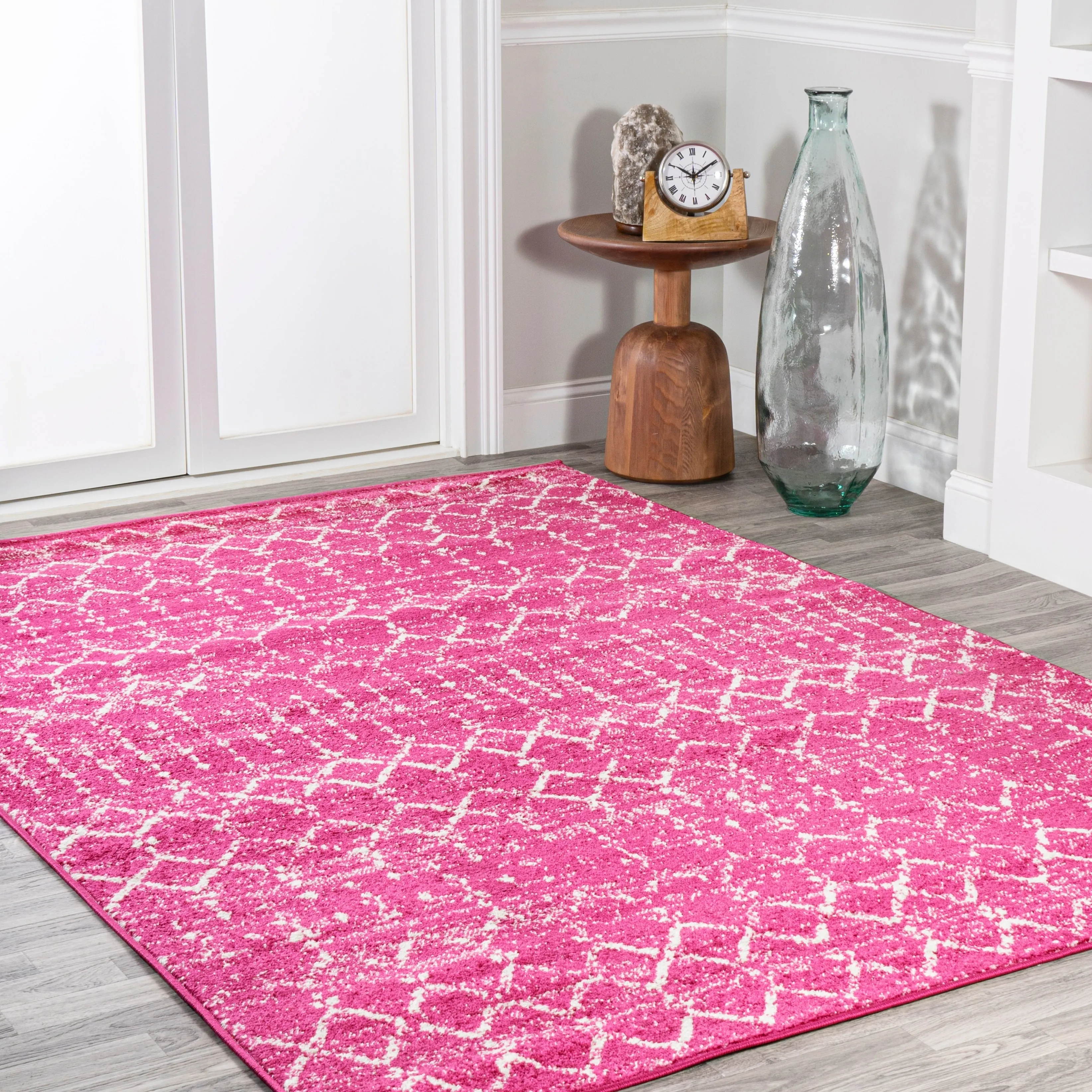 JONATHAN Y Modern HYPE Boho Vintage Diamond Area Rug
