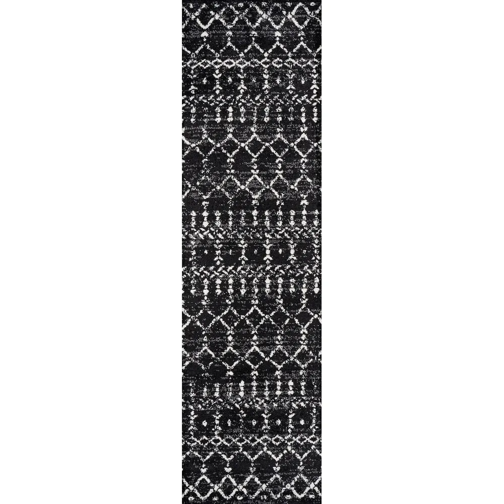 JONATHAN Y Modern HYPE Boho Vintage Diamond Area Rug