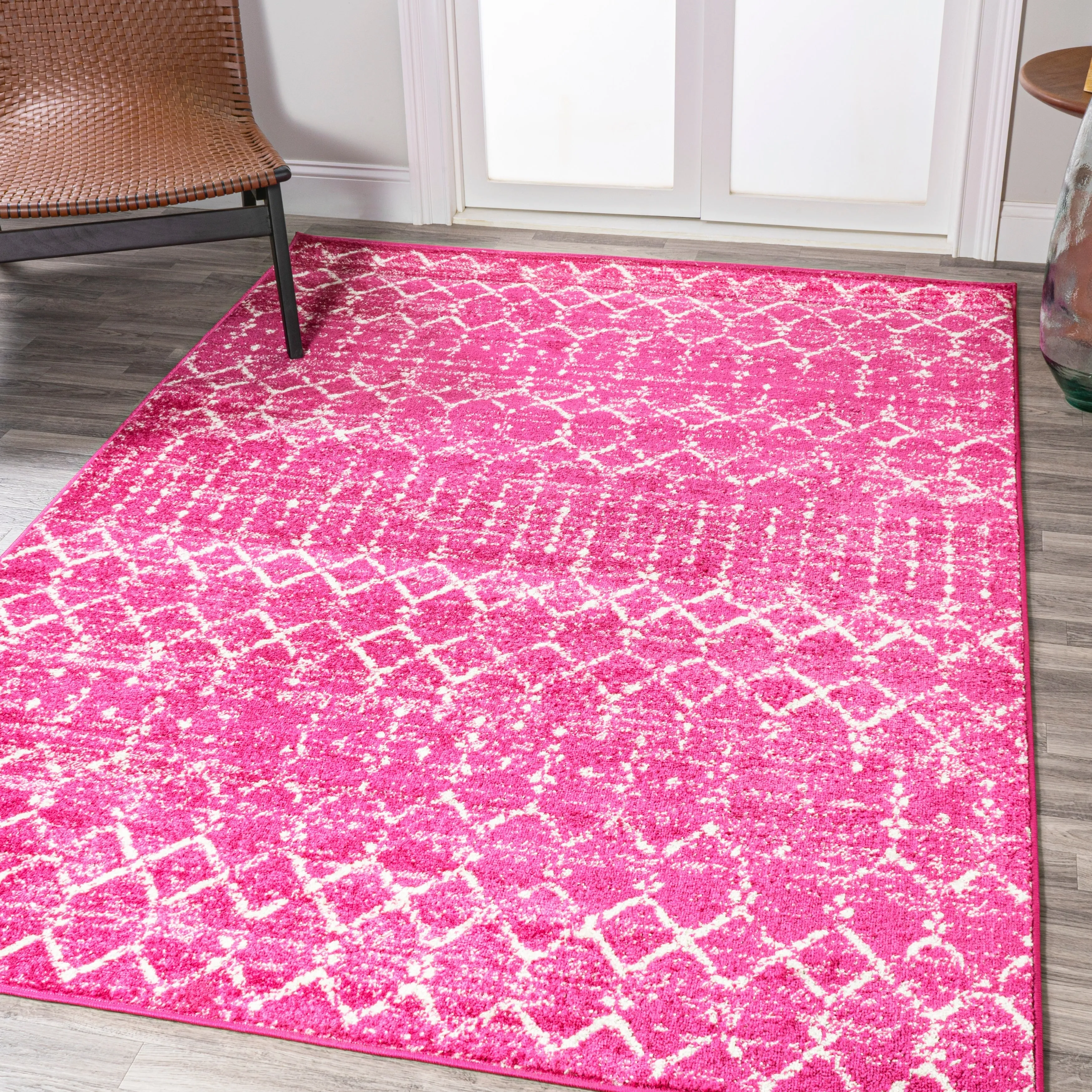 JONATHAN Y Modern HYPE Boho Vintage Diamond Area Rug
