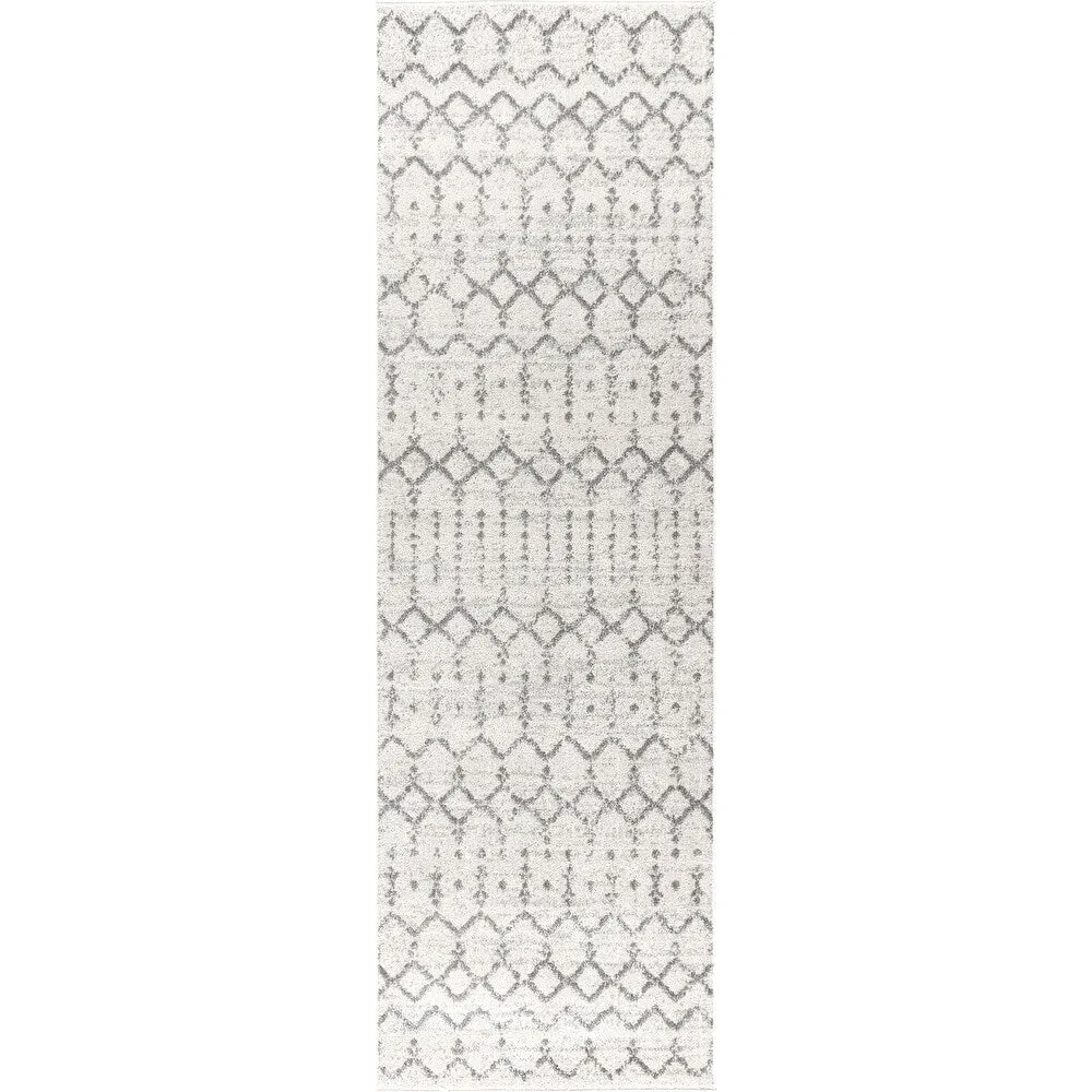 JONATHAN Y Modern HYPE Boho Vintage Diamond Area Rug