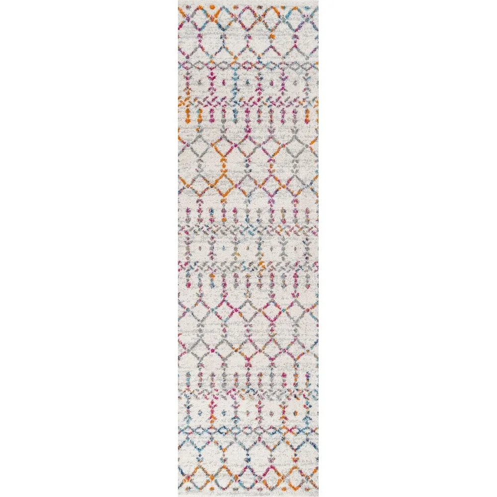 JONATHAN Y Modern HYPE Boho Vintage Diamond Area Rug