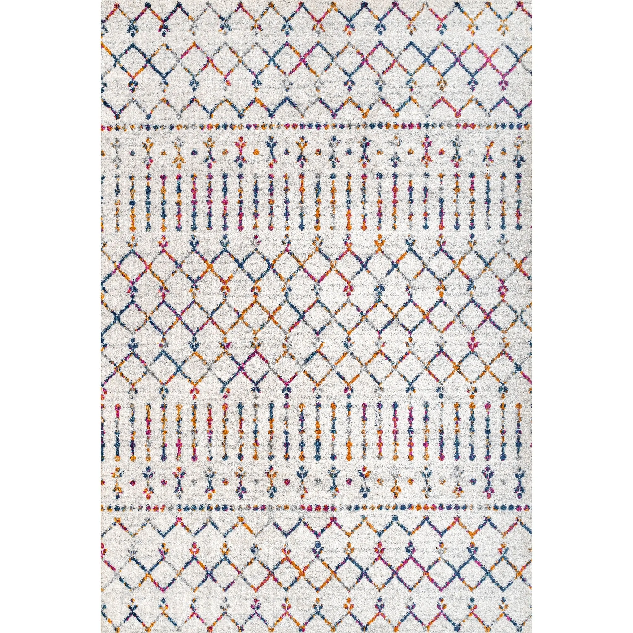 JONATHAN Y Modern HYPE Boho Vintage Diamond Area Rug