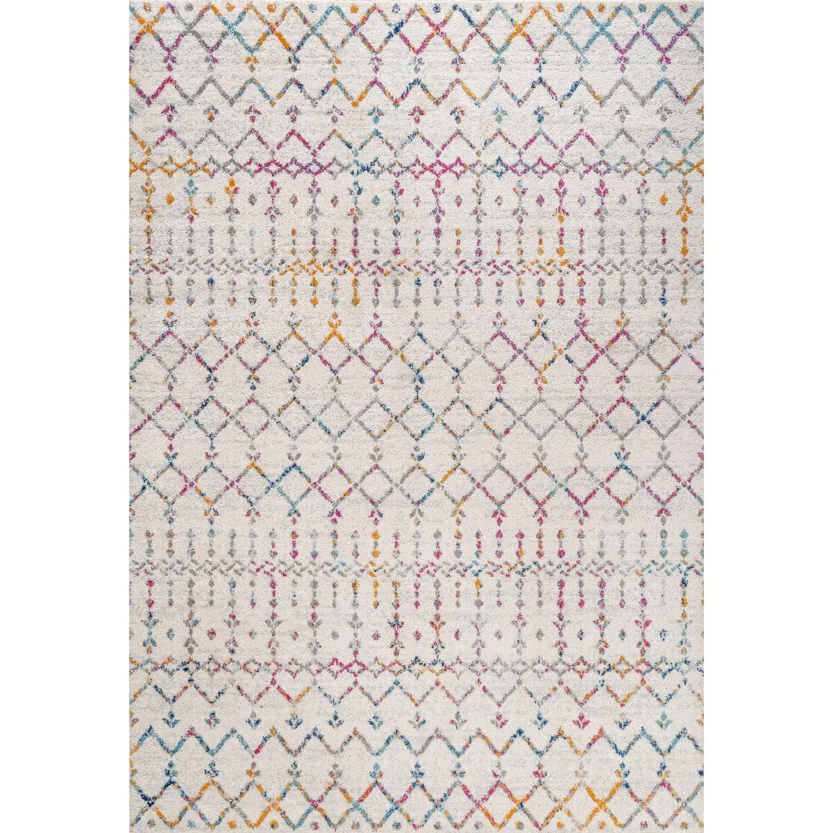 JONATHAN Y Modern HYPE Boho Vintage Diamond Area Rug