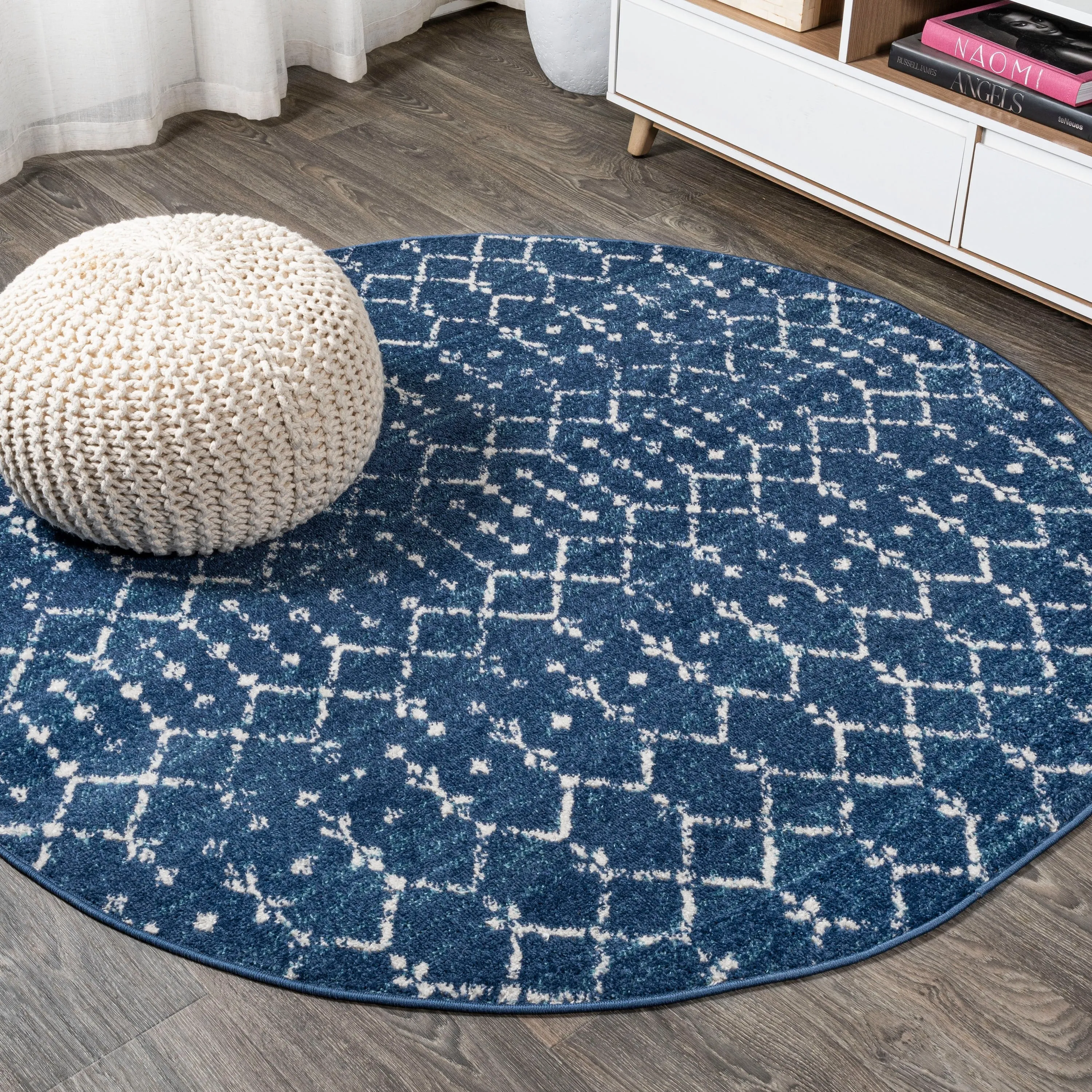 JONATHAN Y Modern HYPE Boho Vintage Diamond Area Rug