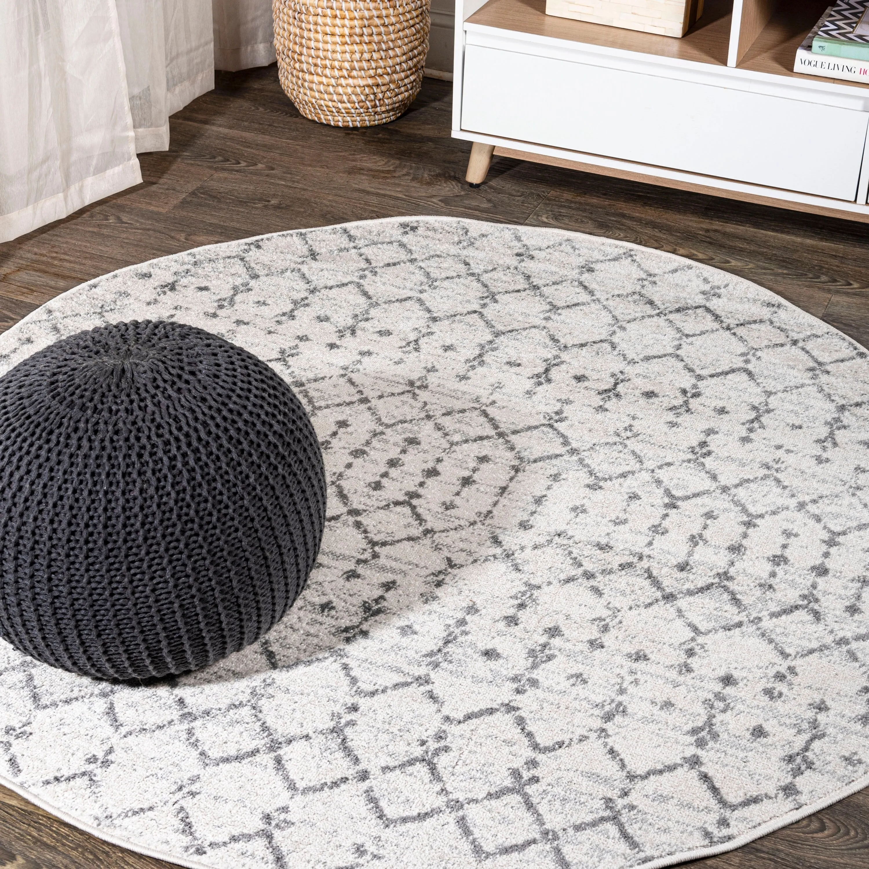 JONATHAN Y Modern HYPE Boho Vintage Diamond Area Rug