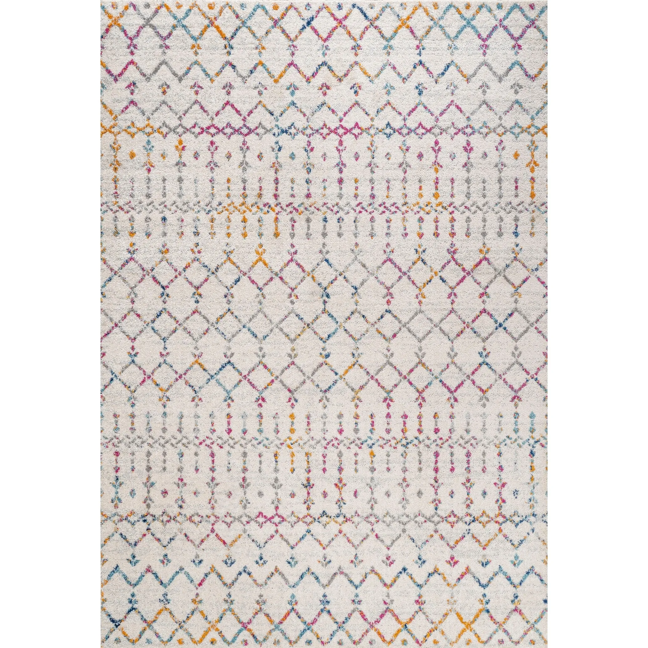 JONATHAN Y Modern HYPE Boho Vintage Diamond Area Rug