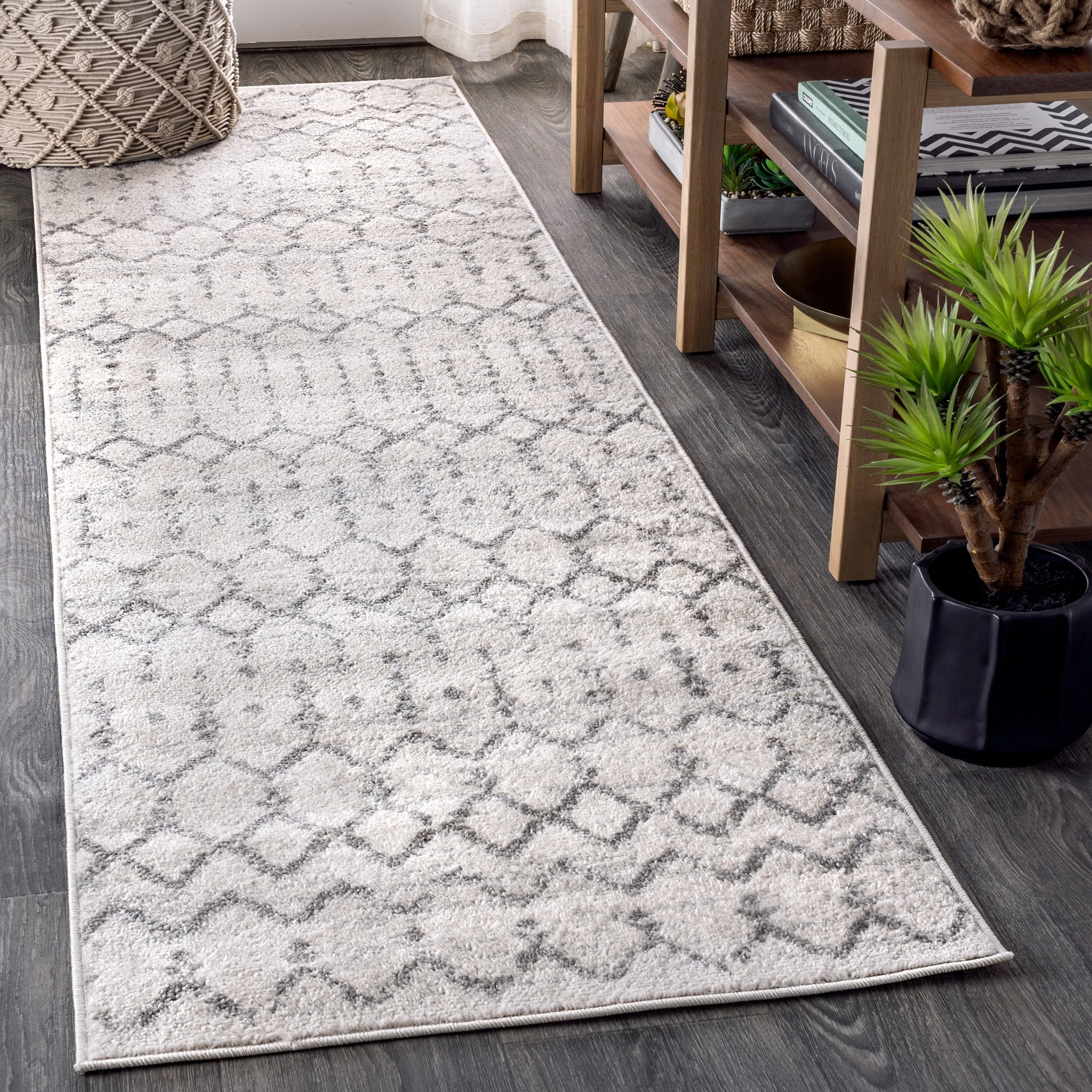 JONATHAN Y Modern HYPE Boho Vintage Diamond Area Rug