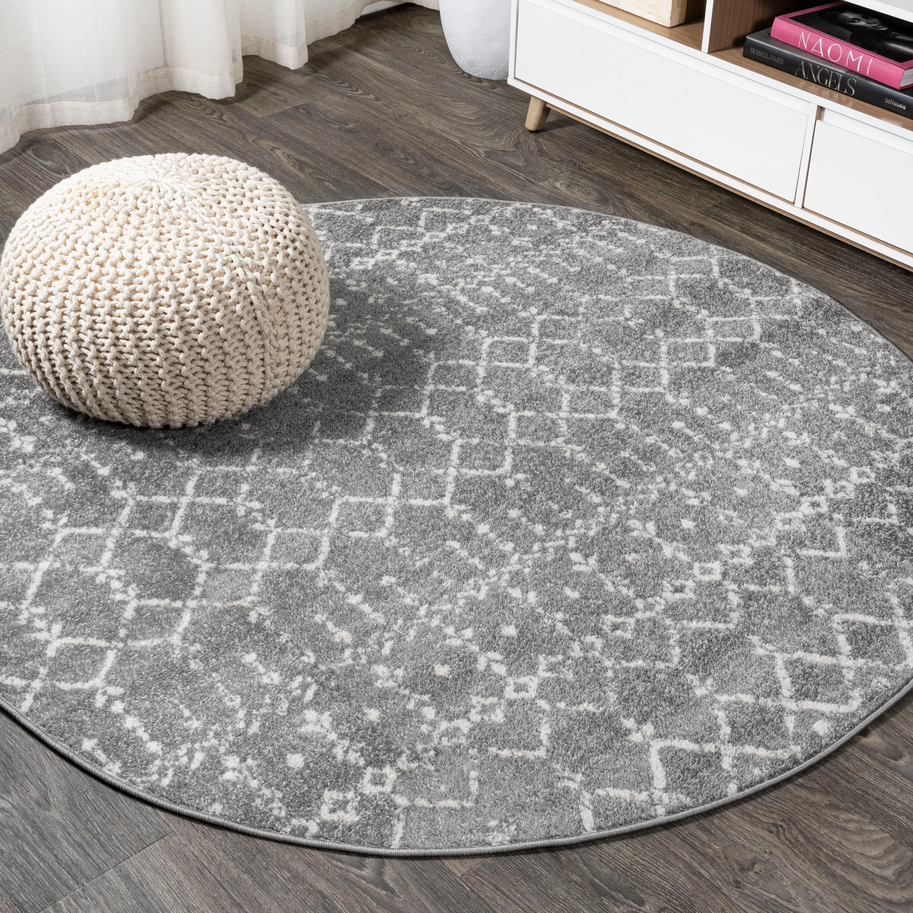 JONATHAN Y Modern HYPE Boho Vintage Diamond Area Rug