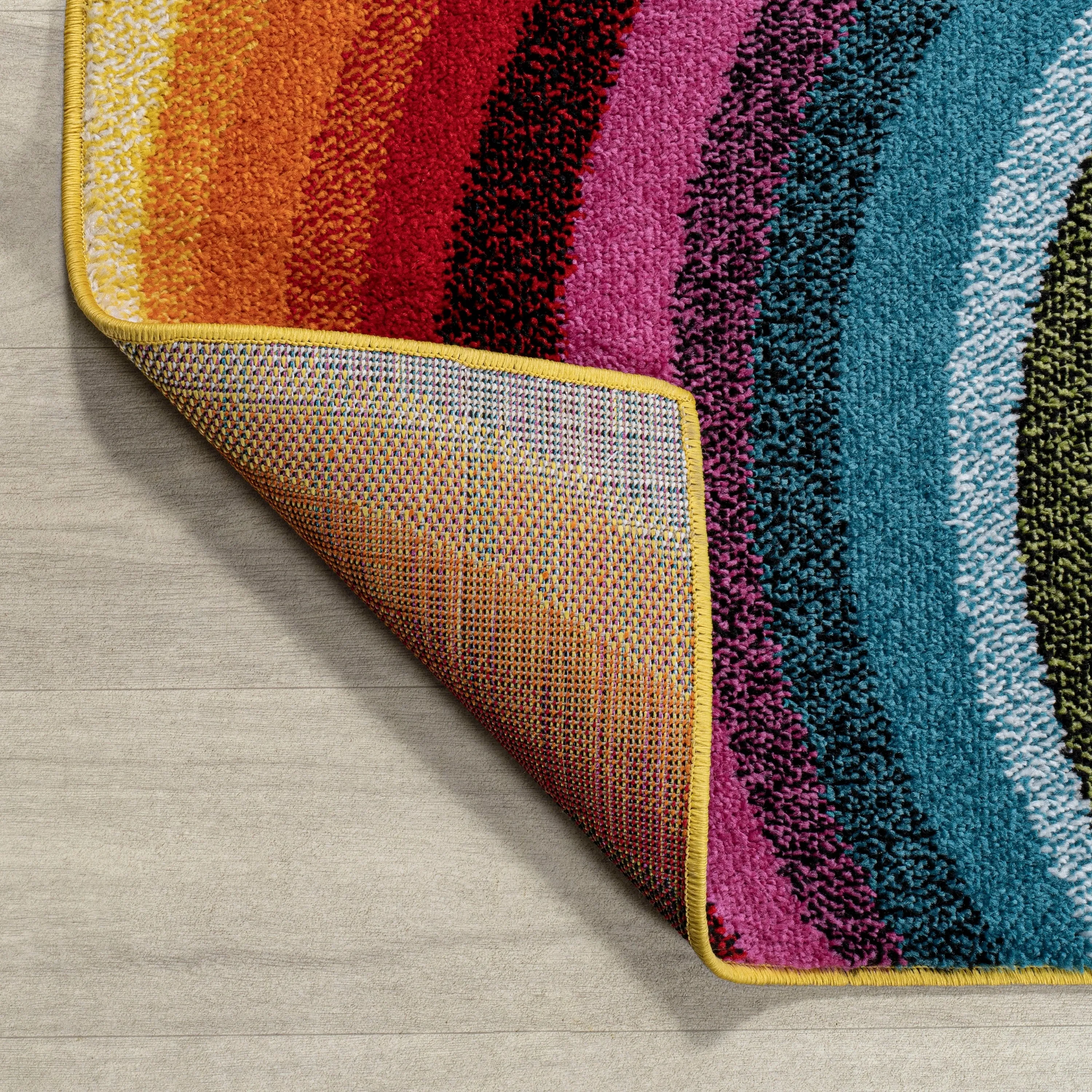 JONATHAN Y Prism Abstract Swirl Area Rug