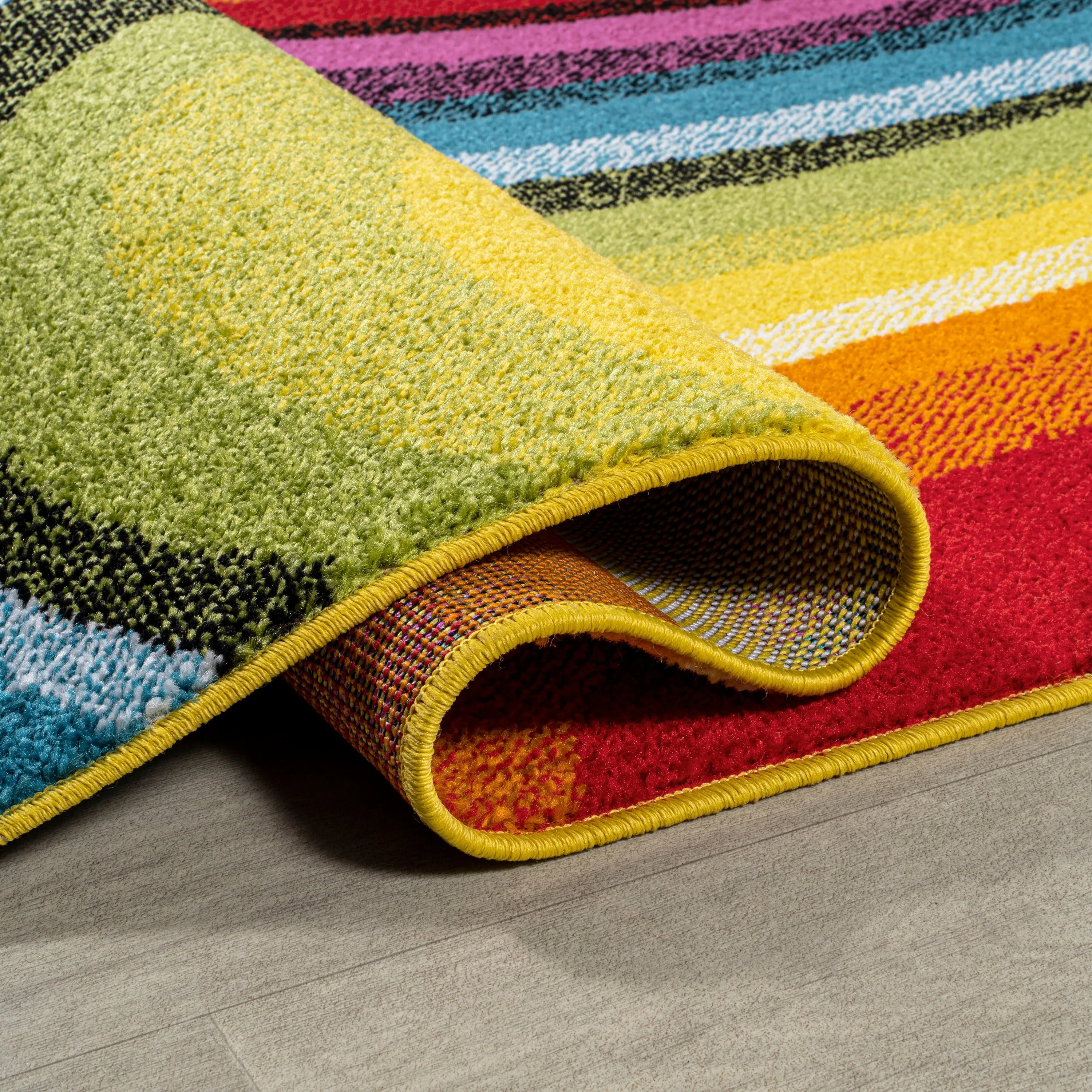 JONATHAN Y Prism Abstract Swirl Area Rug