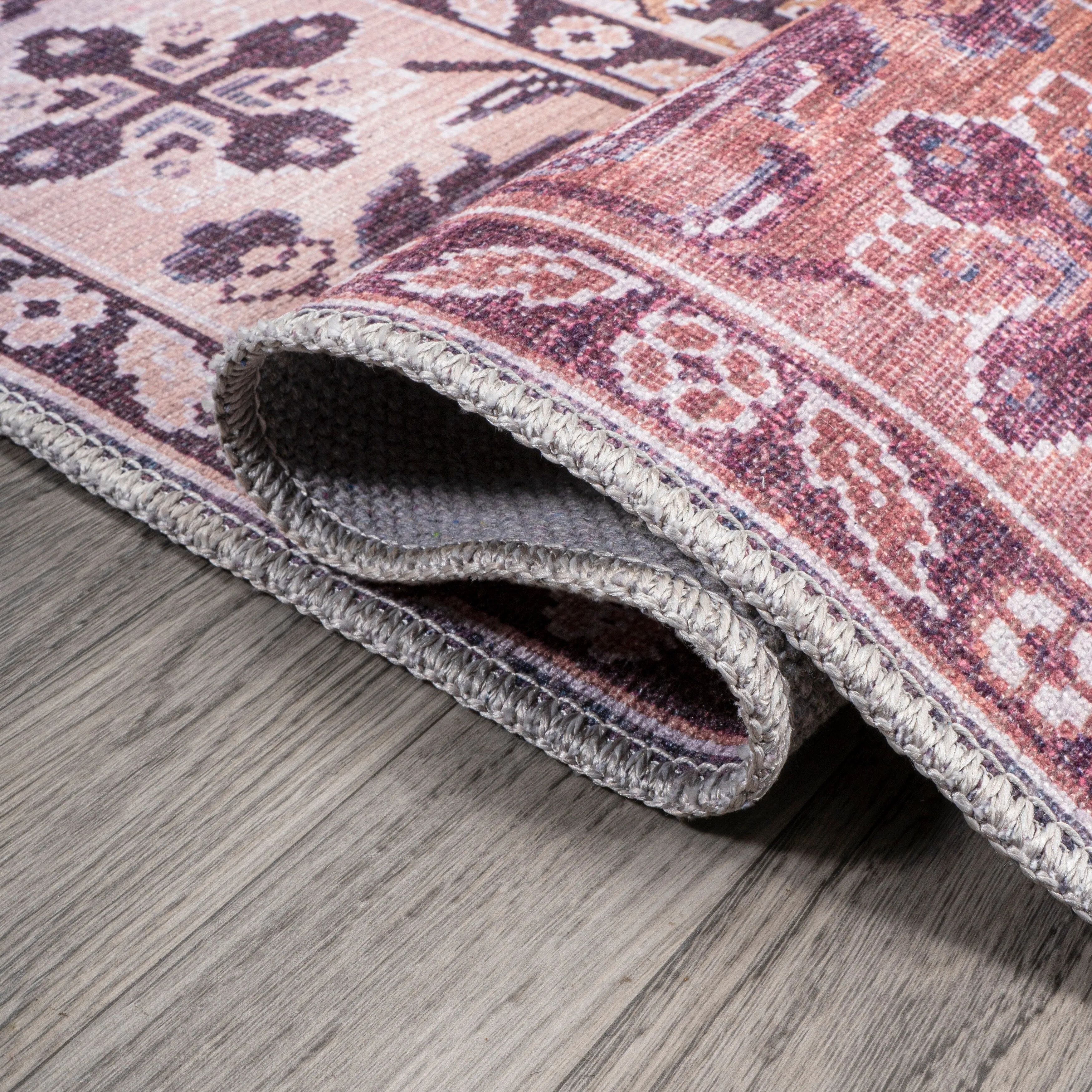 JONATHAN Y Regis Ornate Persian All-Over Machine Washable Area Rug