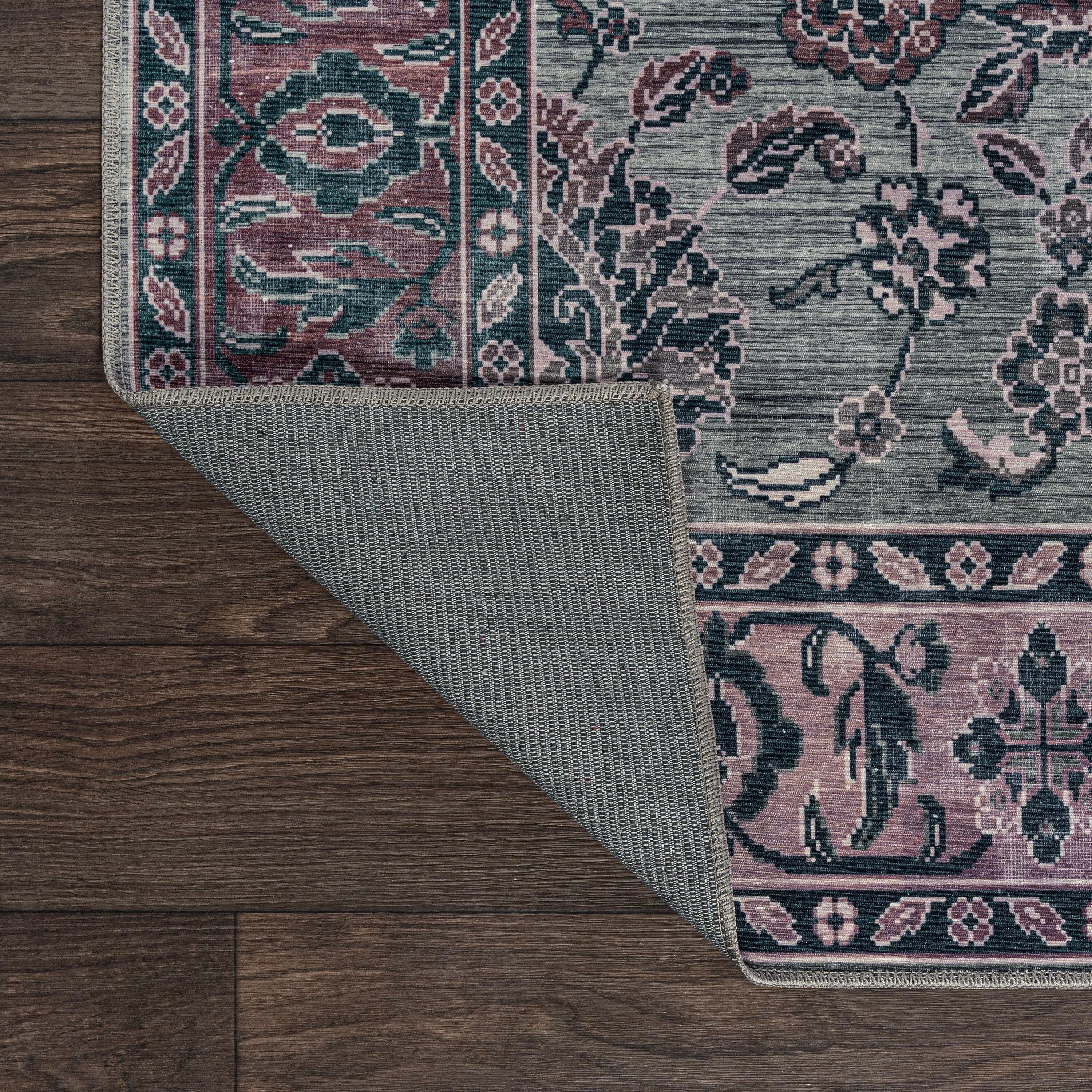 JONATHAN Y Regis Ornate Persian All-Over Machine Washable Area Rug