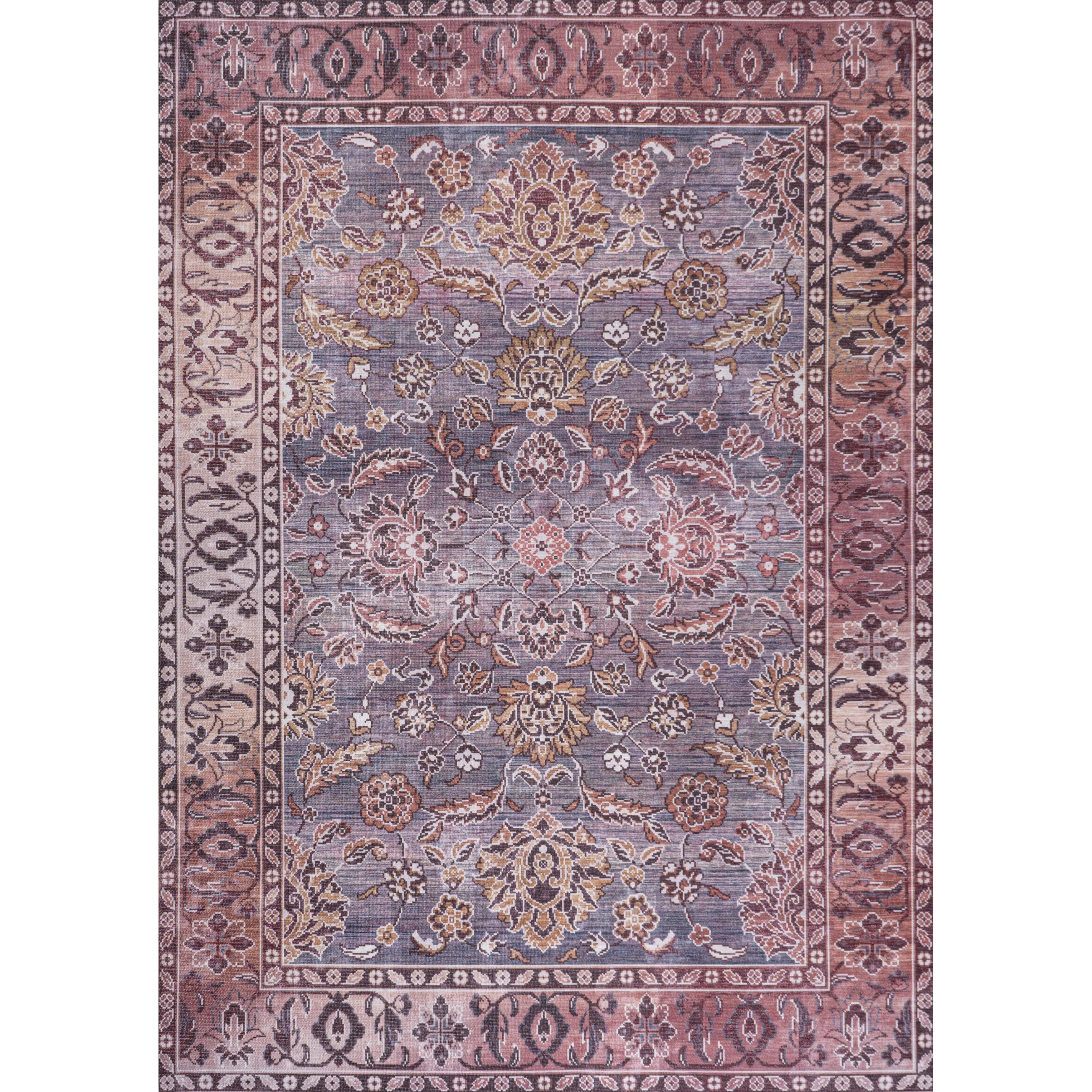 JONATHAN Y Regis Ornate Persian All-Over Machine Washable Area Rug