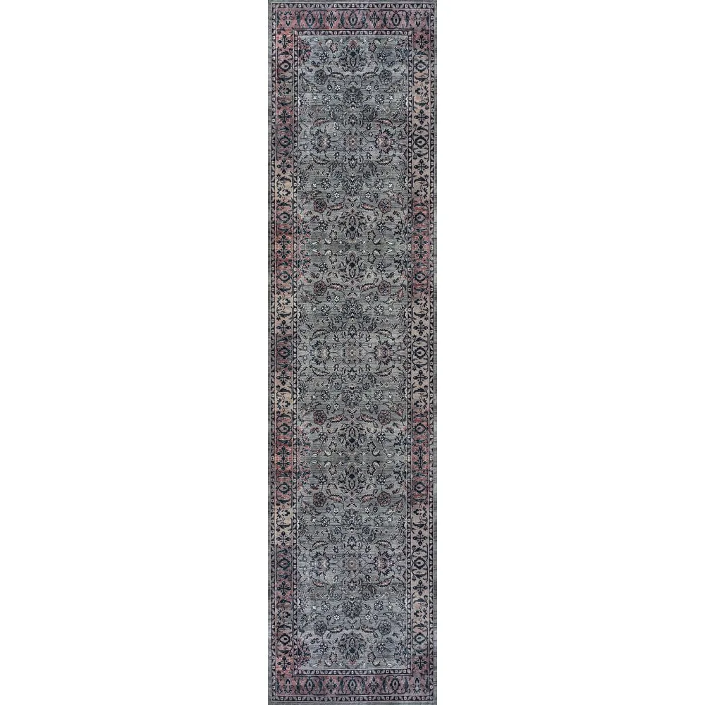 JONATHAN Y Regis Ornate Persian All-Over Machine Washable Area Rug