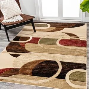 JONATHAN Y Retro Abstract Arches Area Rug