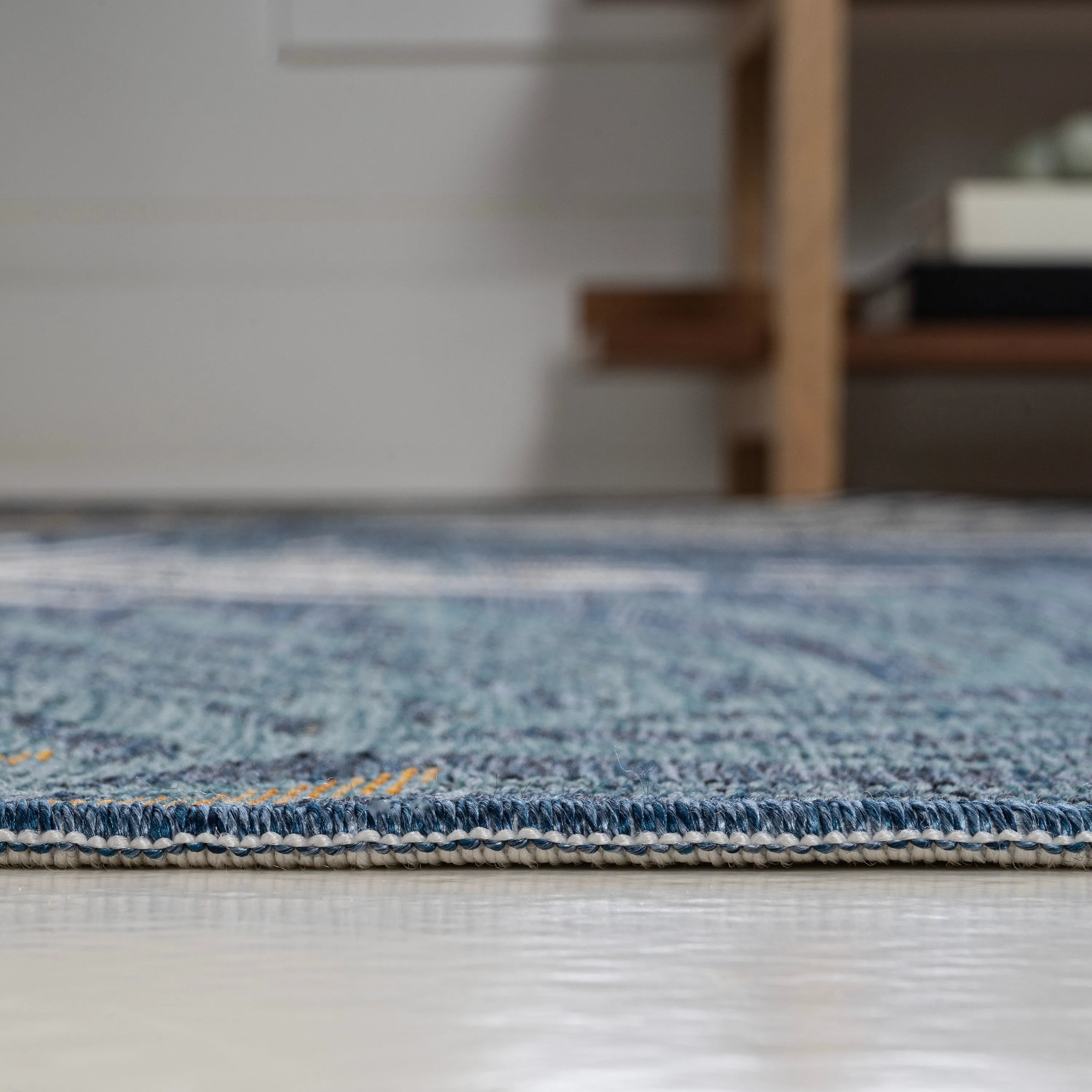 JONATHAN Y Reversible Arielle Coastal Casual Palm Frond Machine-Washable Indoor/Outdoor Area Rug