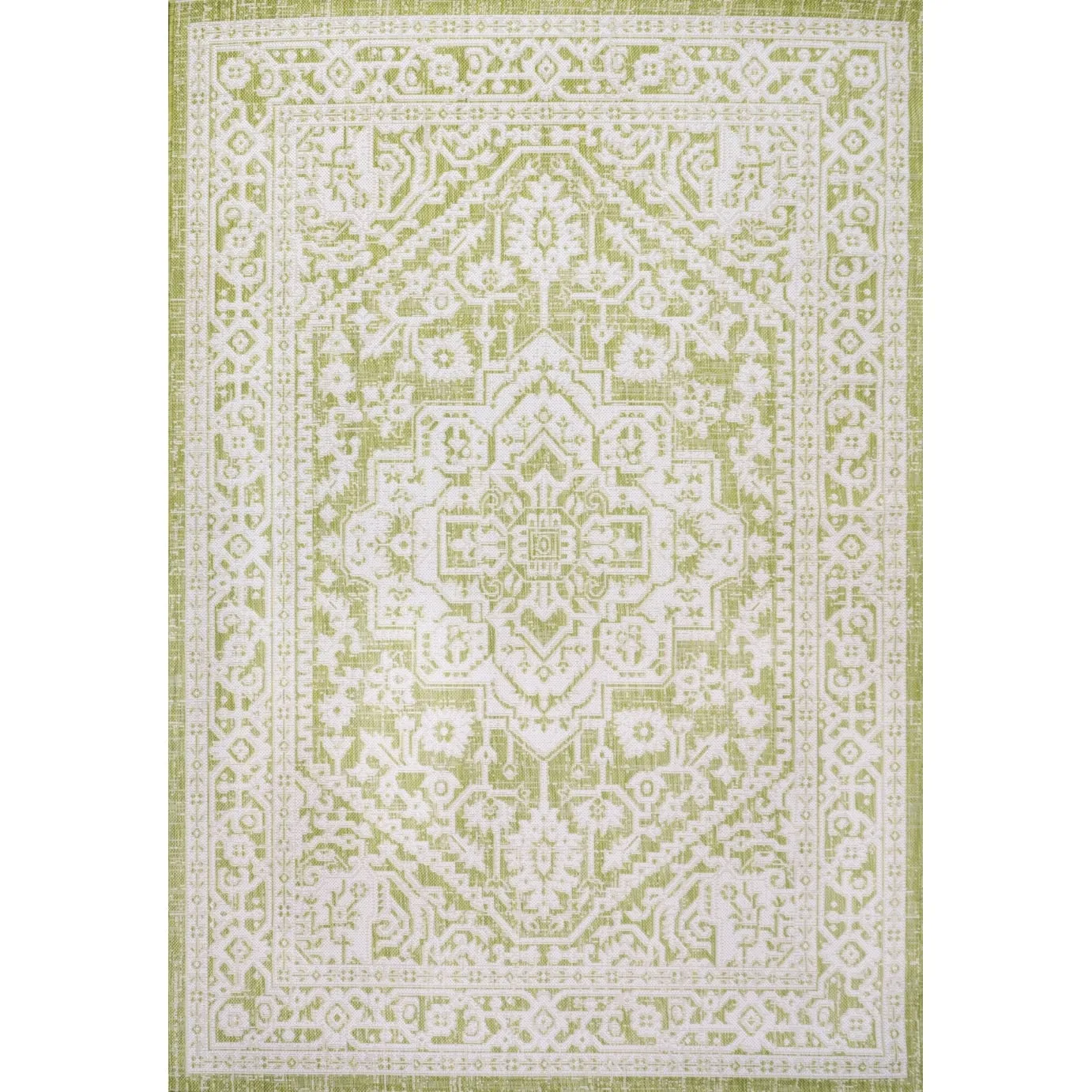JONATHAN Y Rozetta Medallion Textured Weave Indoor/Outdoor Area Rug