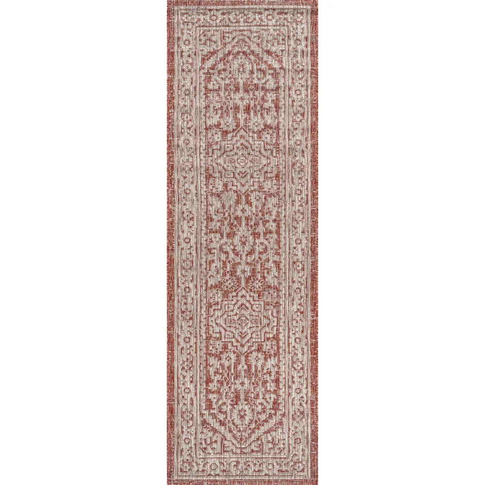 JONATHAN Y Rozetta Medallion Textured Weave Indoor/Outdoor Area Rug
